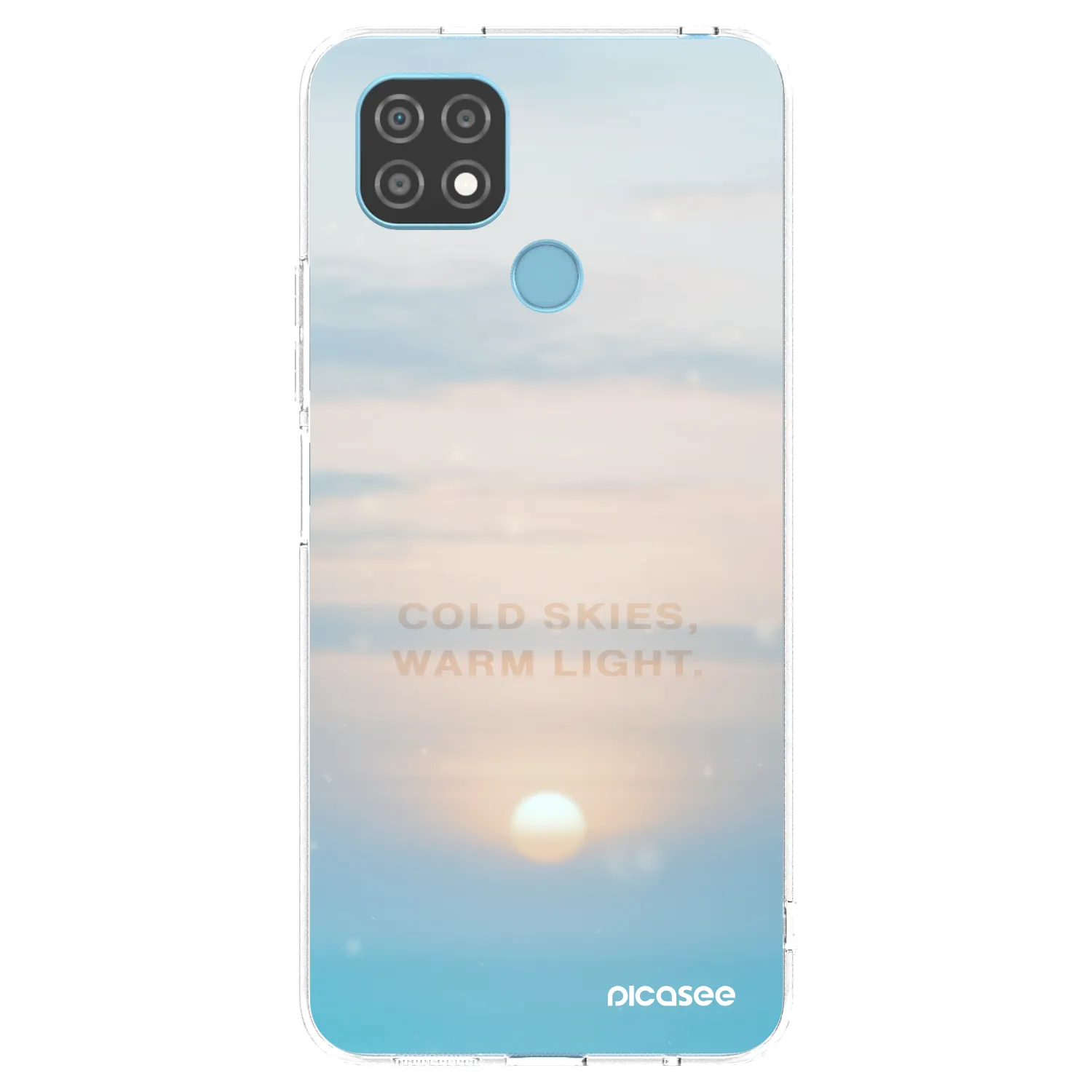 Picasee Realme C21 Hülle - Transparentes Silikon - COLD SKIES
