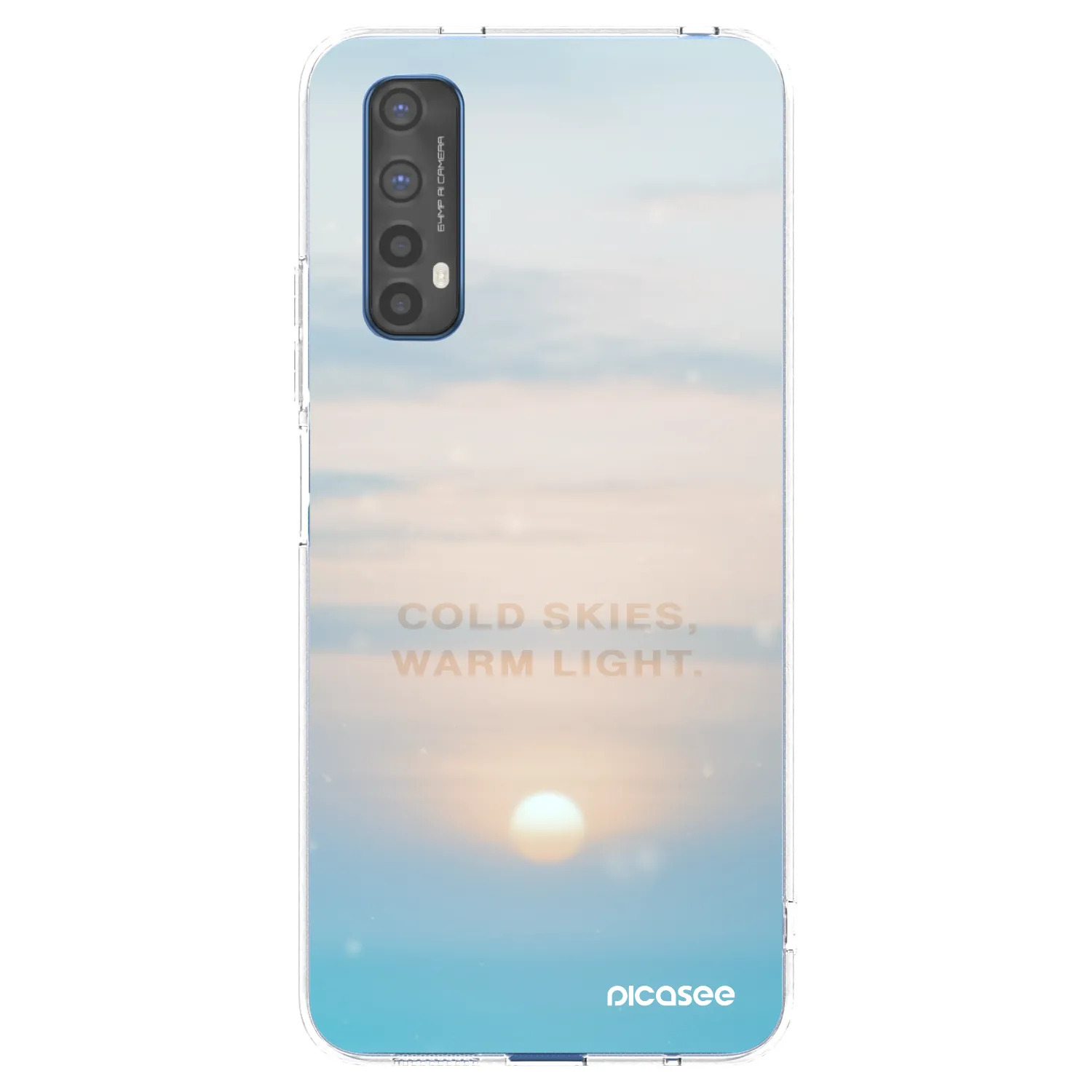 Picasee Realme 7 Hülle - Transparentes Silikon - COLD SKIES