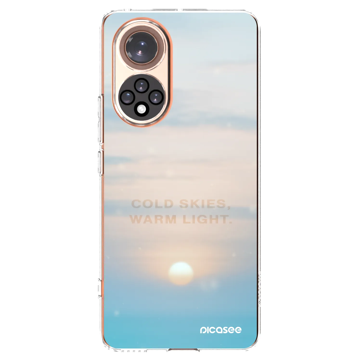 Picasee Huawei Nova 9 Hülle - Transparentes Silikon - COLD SKIES