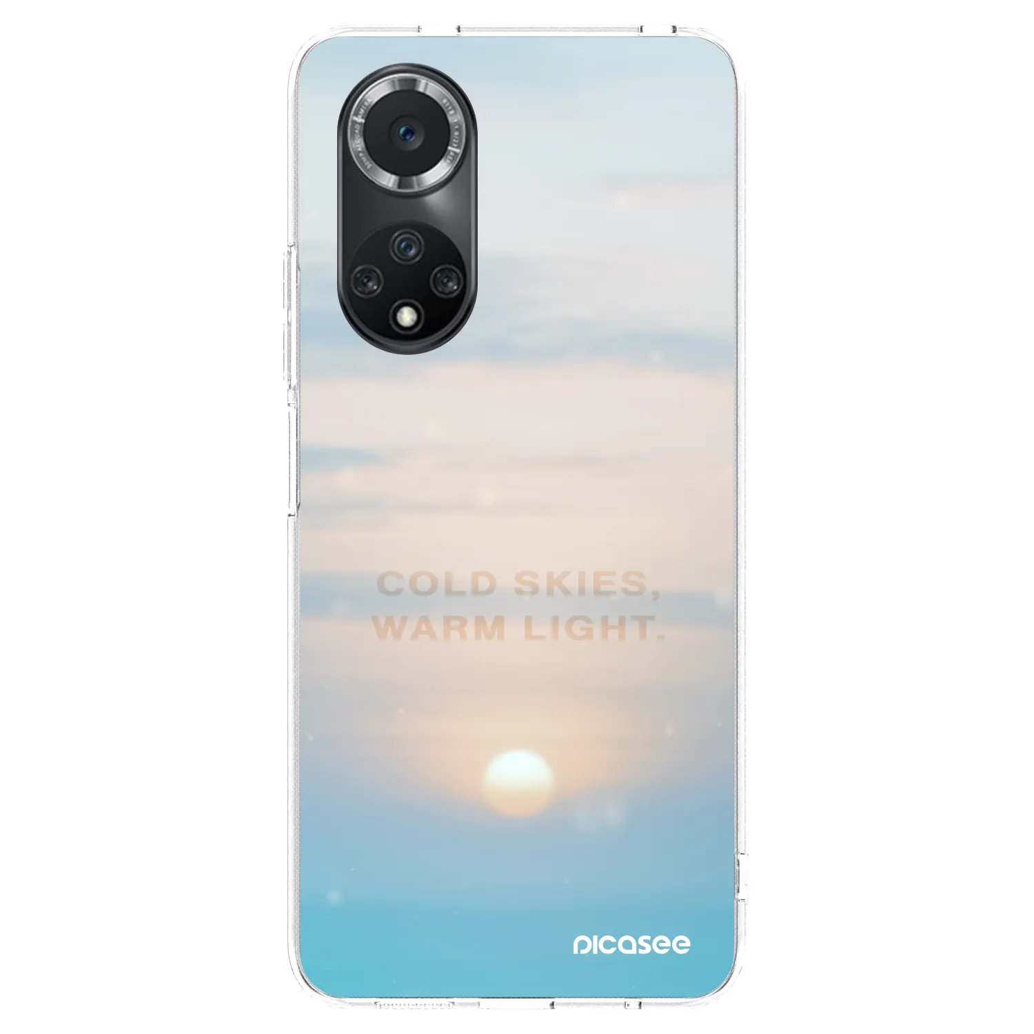 Picasee Huawei Nova 9 SE Hülle - Transparentes Silikon - COLD SKIES