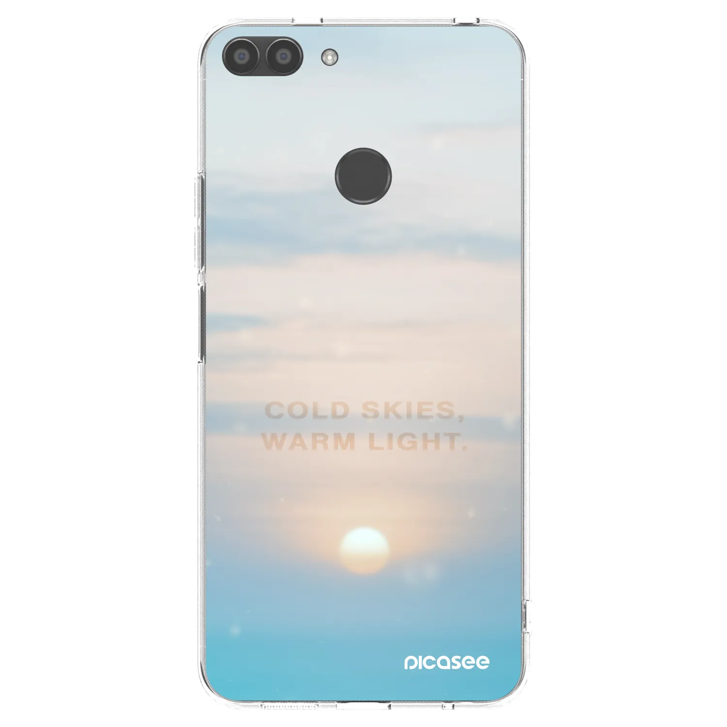 Picasee Huawei P Smart Hülle - Transparentes Silikon - COLD SKIES