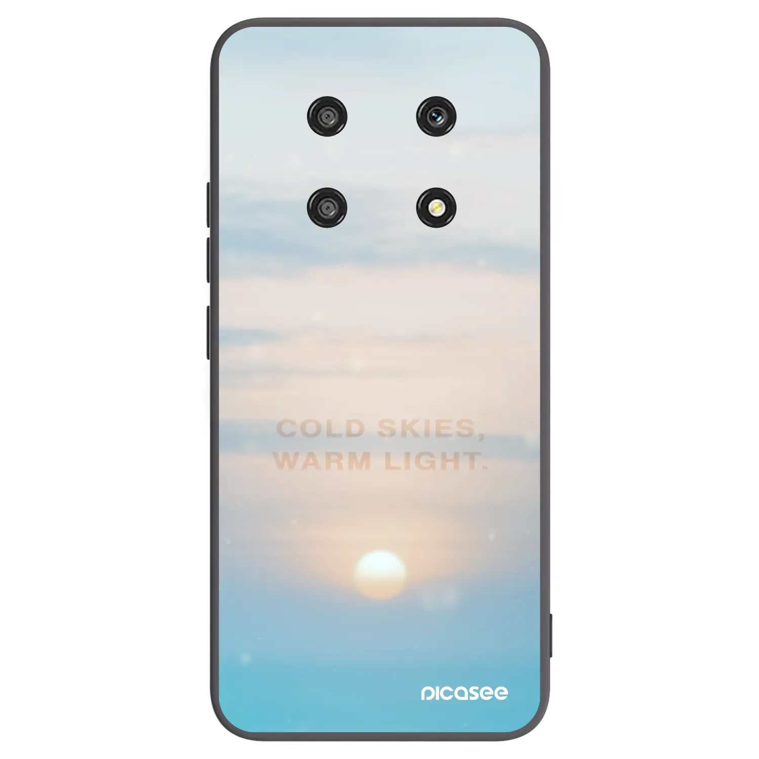 Picasee Honor Magic4 Lite 5G Hülle - Schwarzes Silikon - COLD SKIES