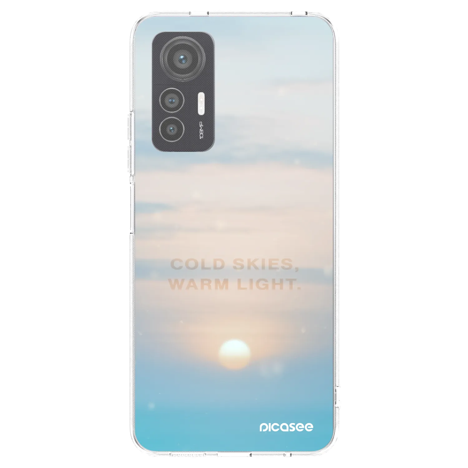 Picasee Xiaomi 12 Lite Hülle - Transparentes Silikon - COLD SKIES