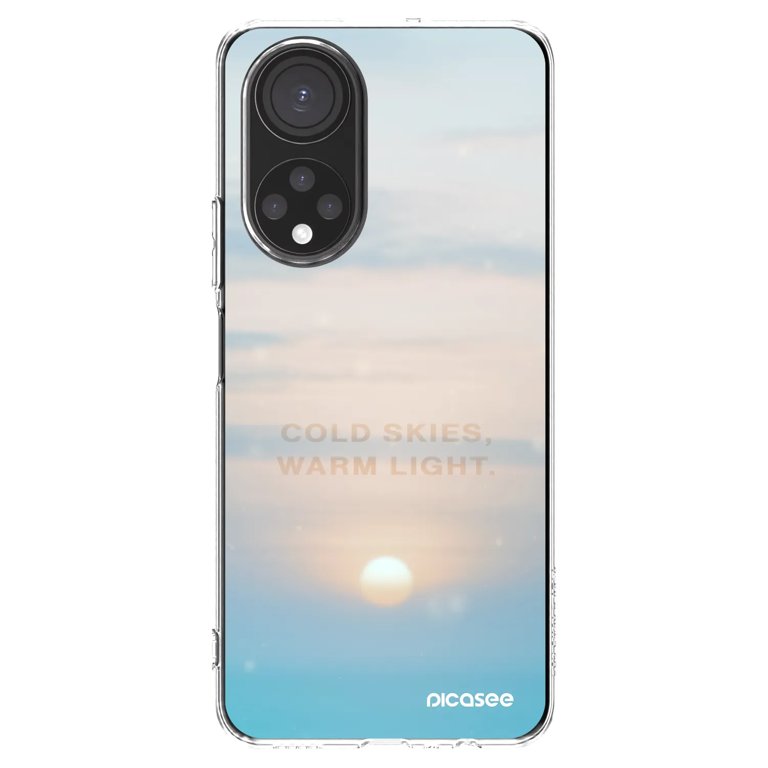 Picasee Honor X7 Hülle - Transparentes Silikon - COLD SKIES
