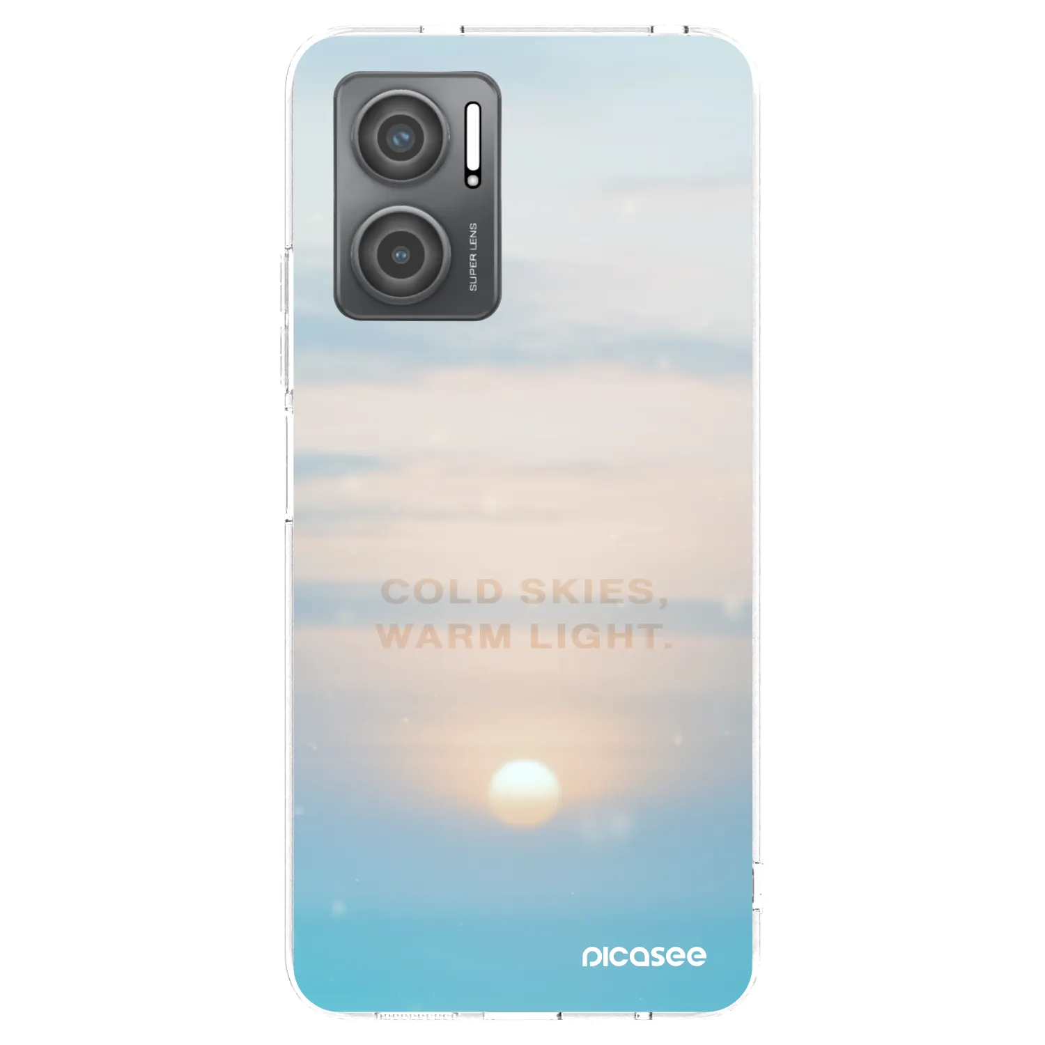 Picasee Xiaomi Redmi 10 5G Hülle - Transparentes Silikon - COLD SKIES