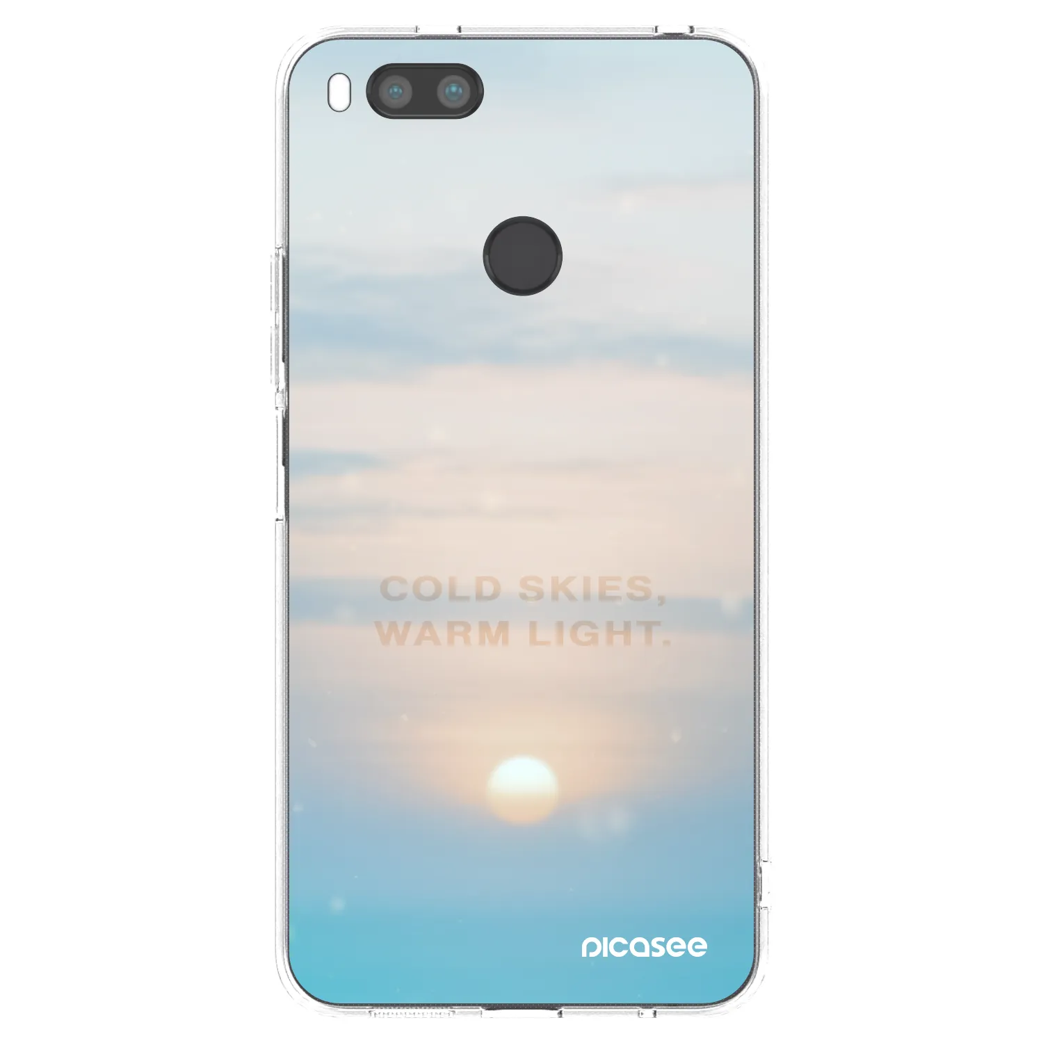 Picasee Xiaomi Redmi A1 Hülle - Transparentes Silikon - COLD SKIES