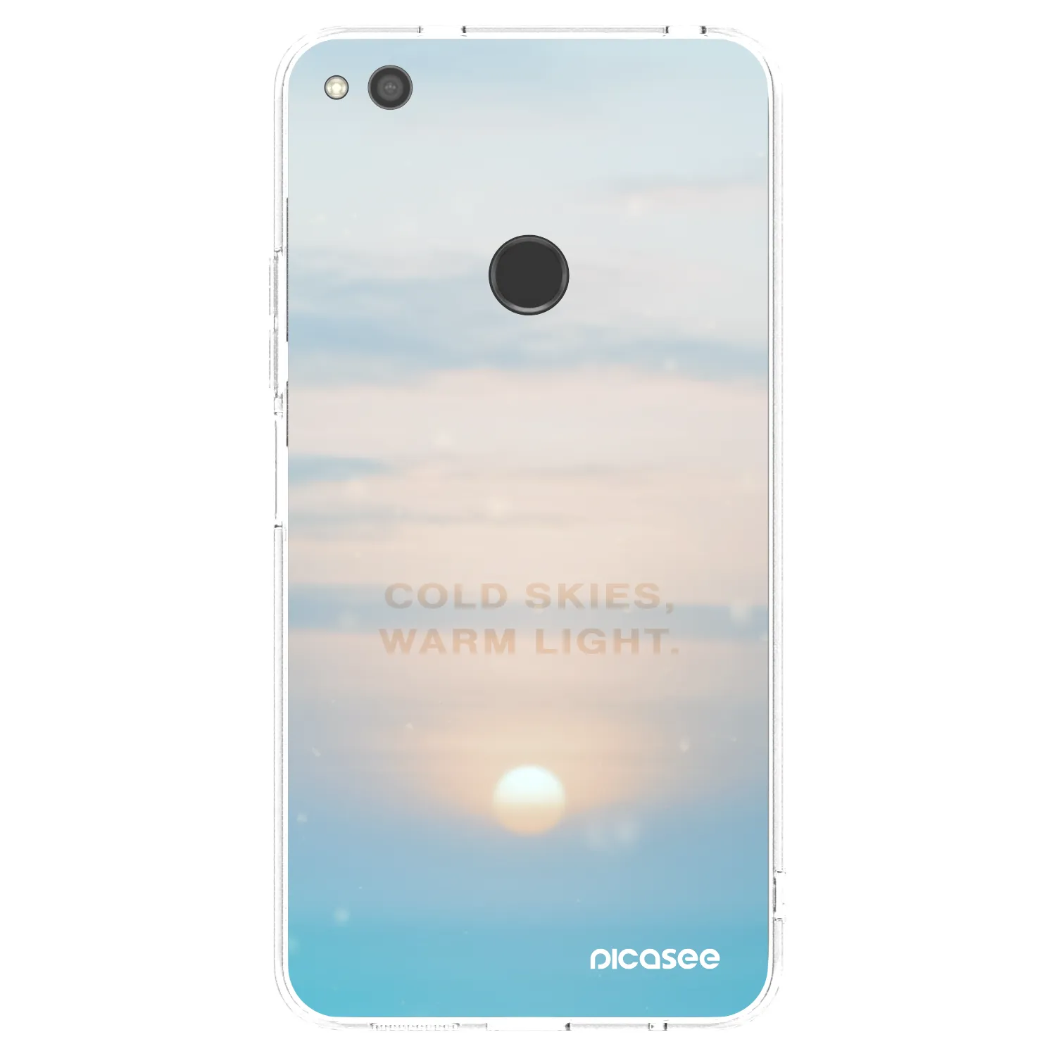 Picasee Huawei P9 Lite 2017 Hülle - Transparentes Silikon - COLD SKIES