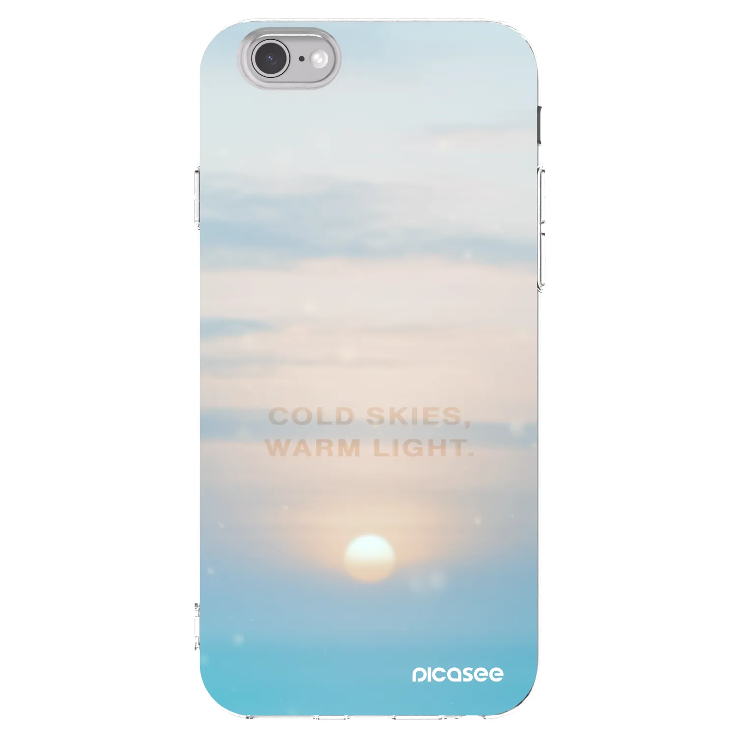 Picasee Apple iPhone 6/6S Hülle - Transparentes Silikon - COLD SKIES