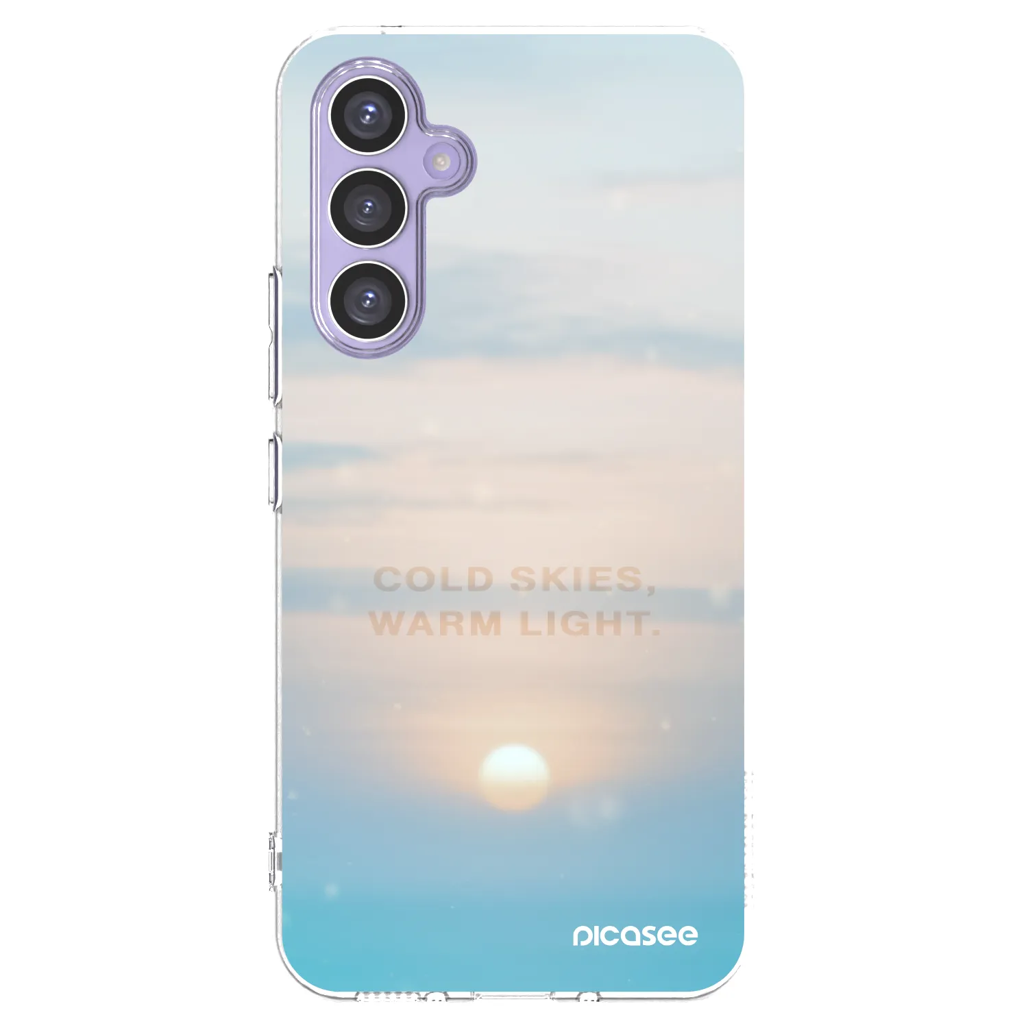 Picasee Samsung Galaxy A54 5G A546B Hülle - Transparentes Silikon - COLD SKIES
