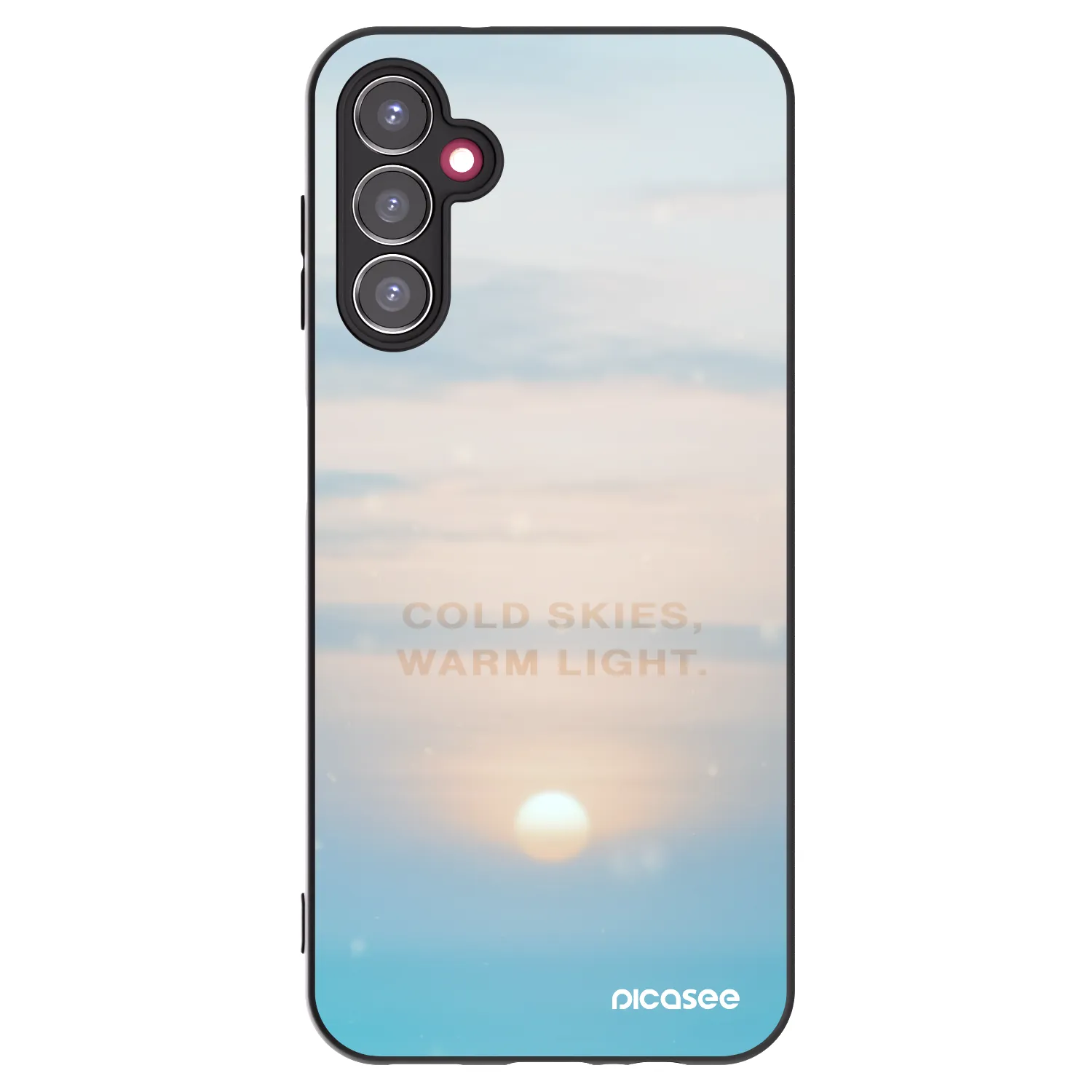 Picasee Samsung Galaxy A14 5G A146P Hülle - Schwarzes Silikon - COLD SKIES