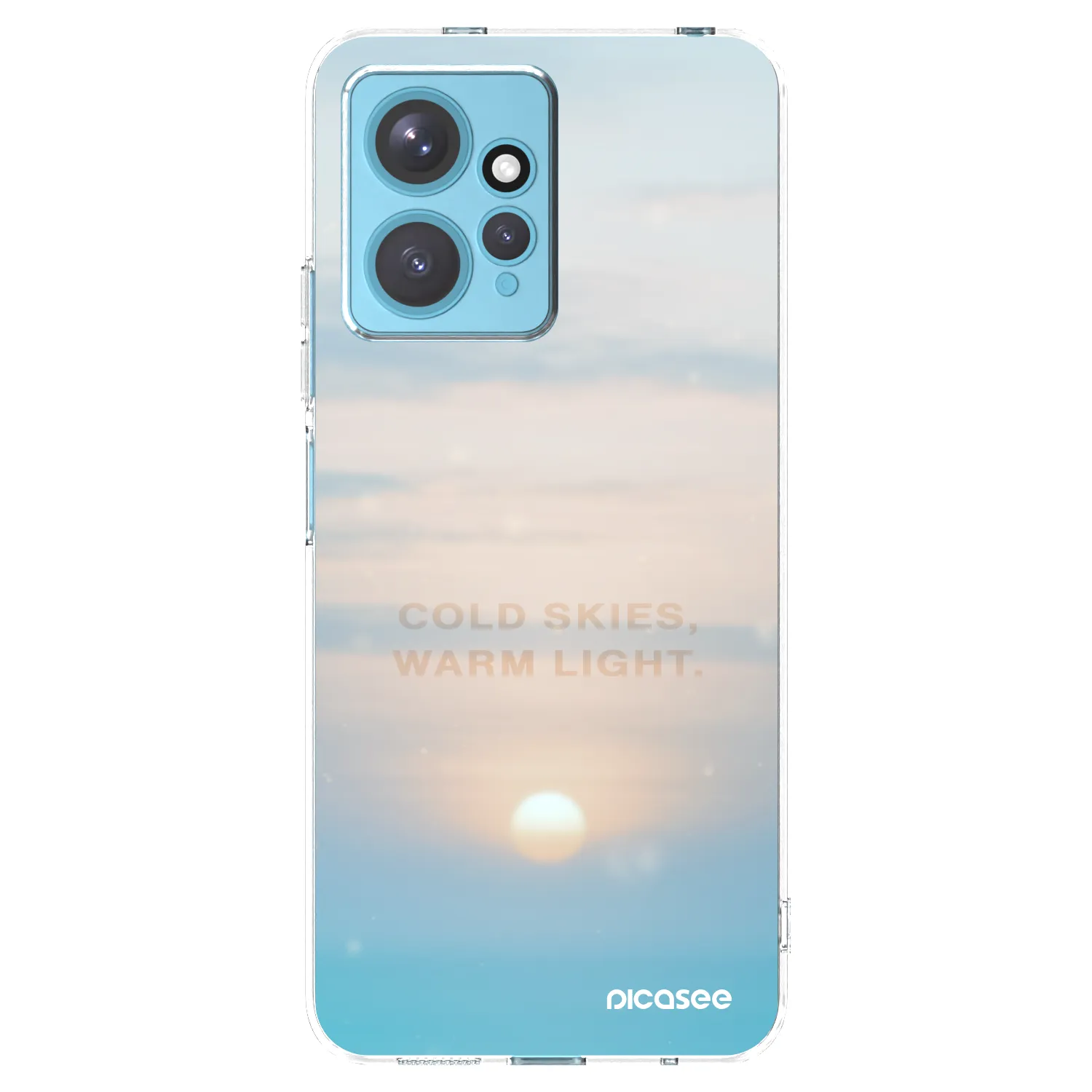 Picasee Xiaomi Redmi Note 12 4G Hülle - Transparentes Silikon - COLD SKIES