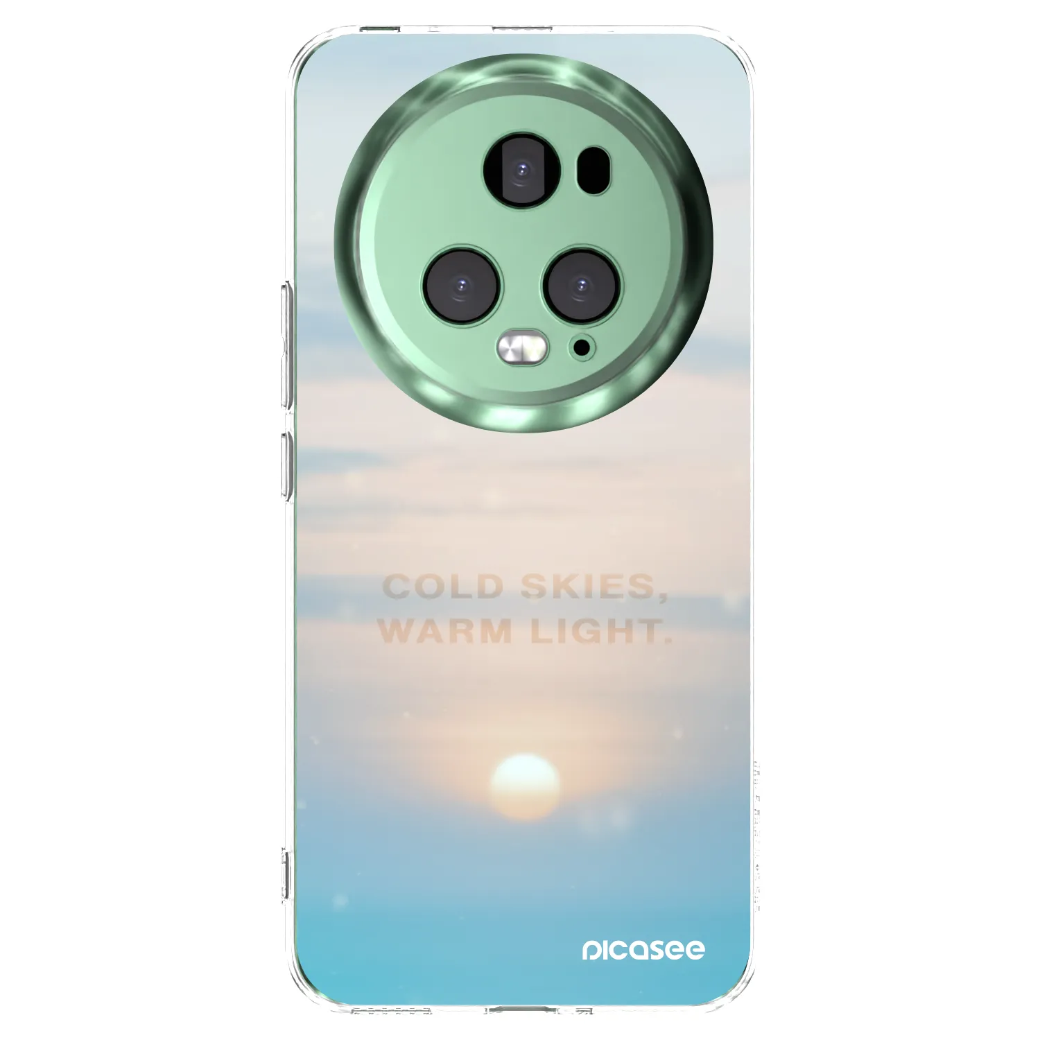 Picasee Honor Magic5 Pro Hülle - Transparentes Silikon - COLD SKIES
