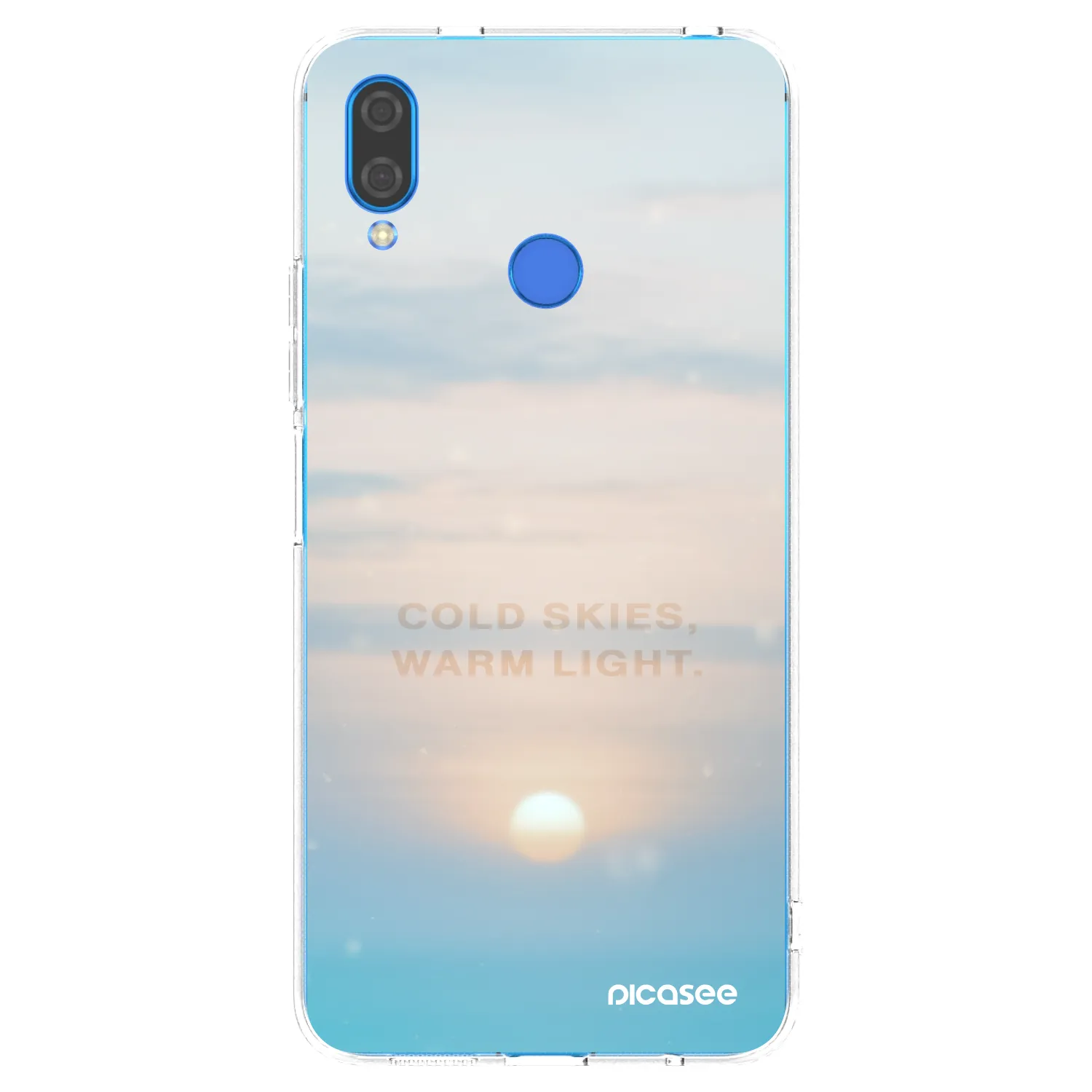 Picasee Huawei Nova 3 Hülle - Transparentes Silikon - COLD SKIES