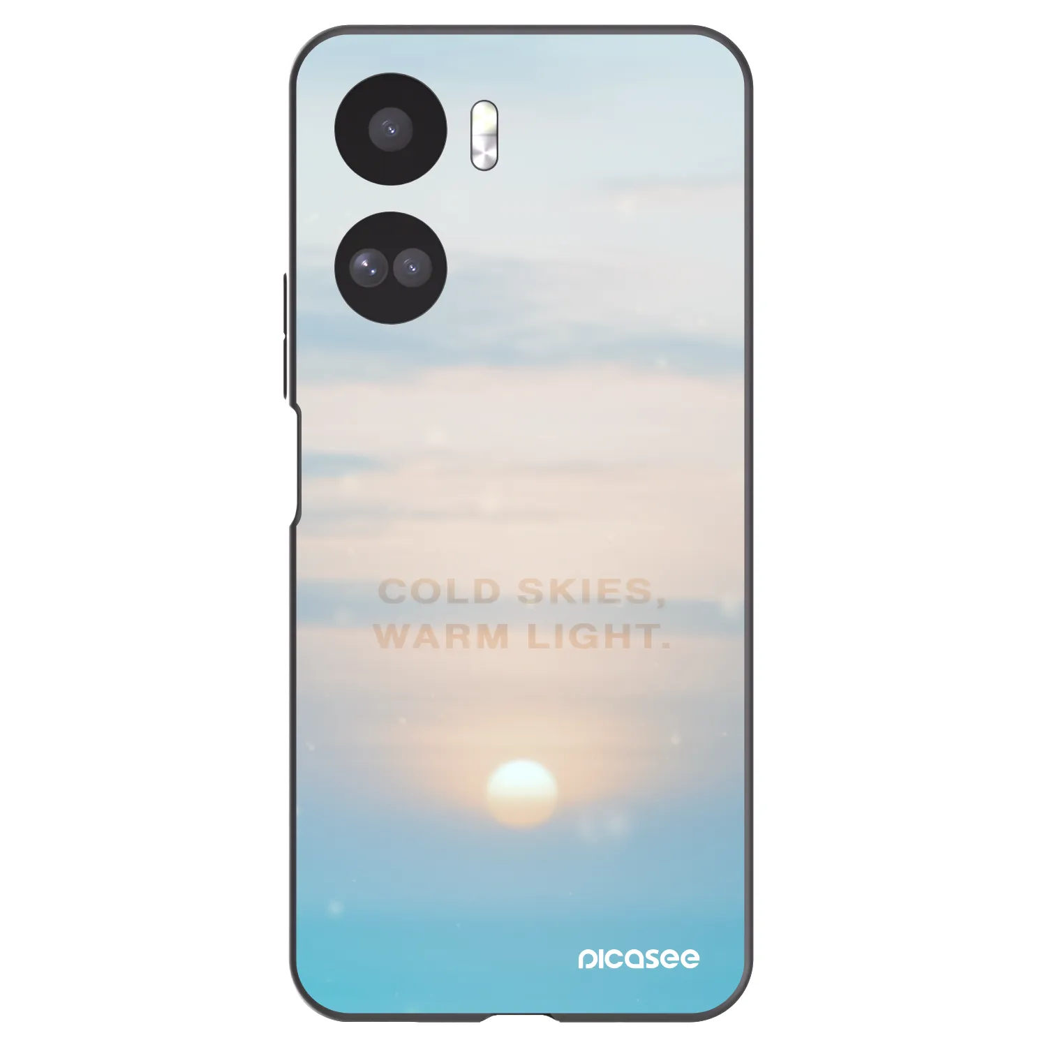 Picasee Honor 90 Lite 5G Hülle - Schwarzes Silikon - COLD SKIES