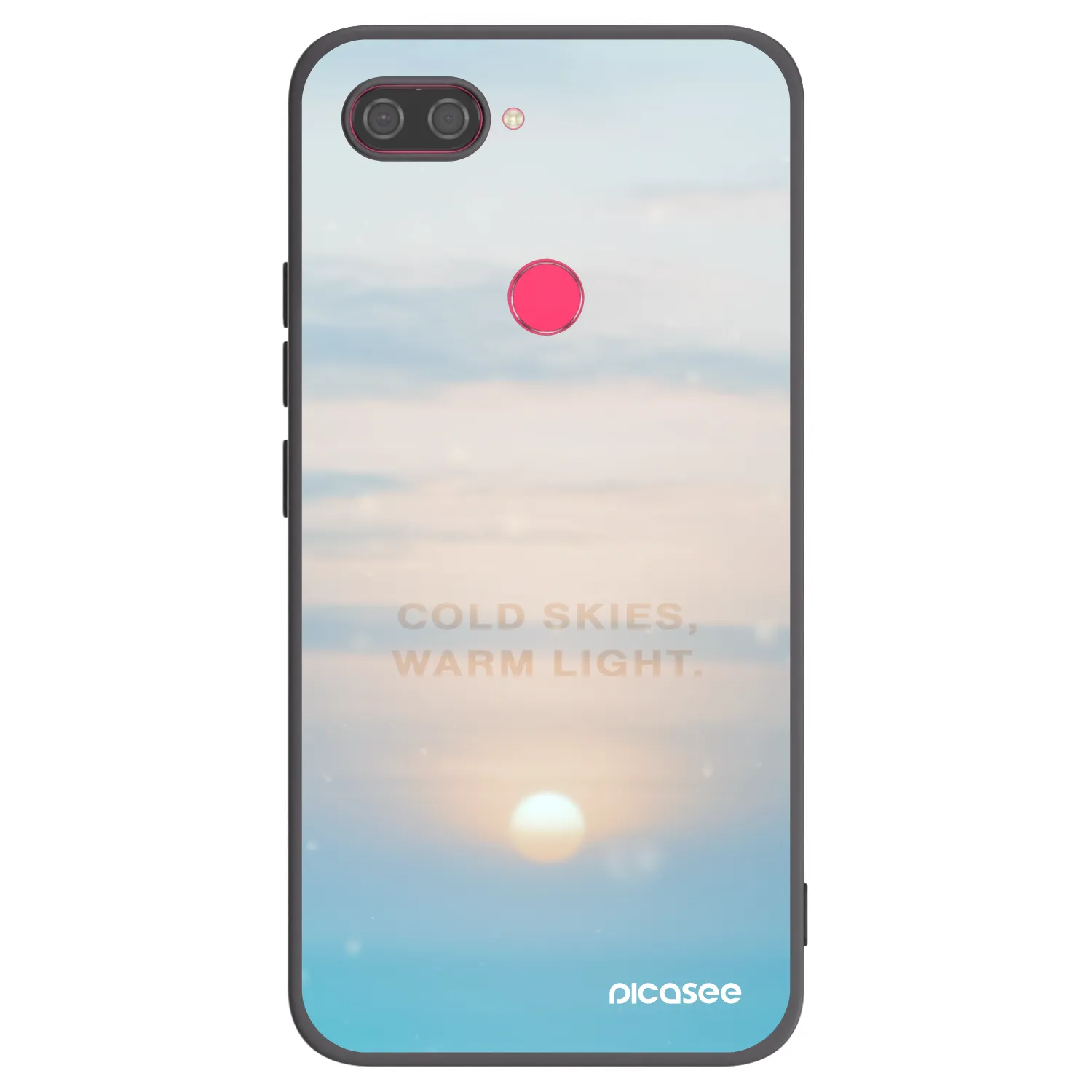 Picasee Xiaomi Mi 8 Lite Hülle - Schwarzes Silikon - COLD SKIES