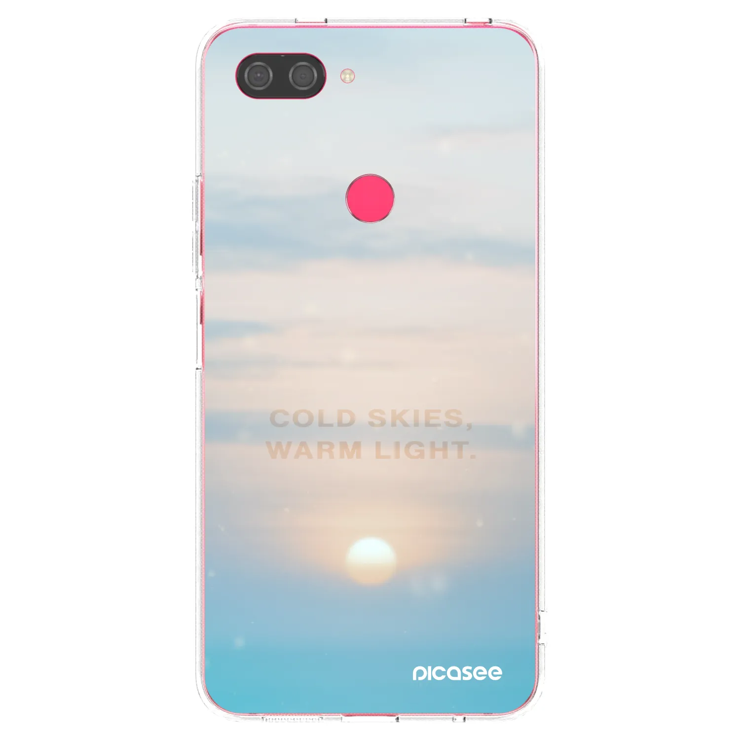 Picasee Xiaomi Mi 8 Lite Hülle - Transparentes Silikon - COLD SKIES