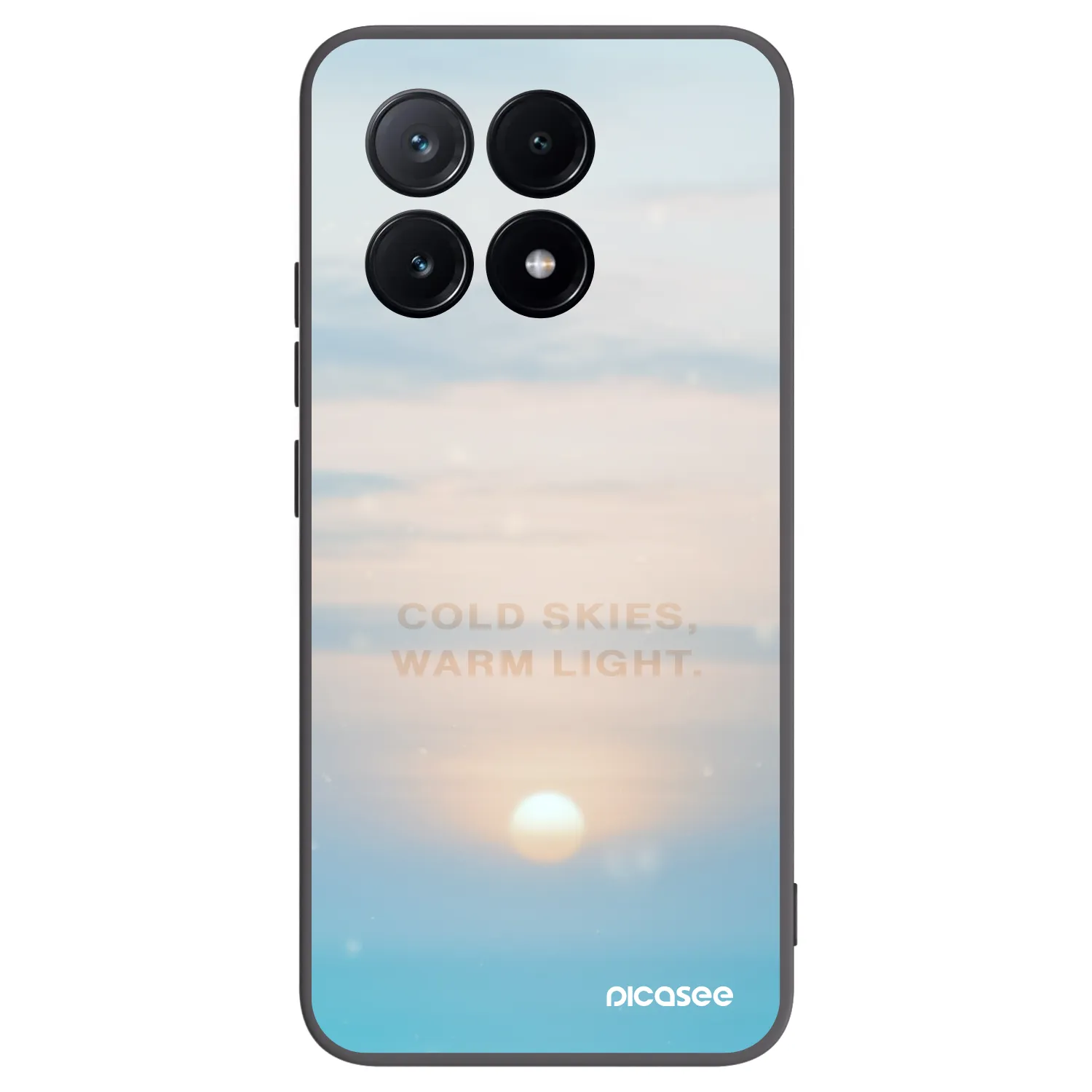 Picasee Xiaomi Poco X6 Pro Hülle - Schwarzes Silikon - COLD SKIES