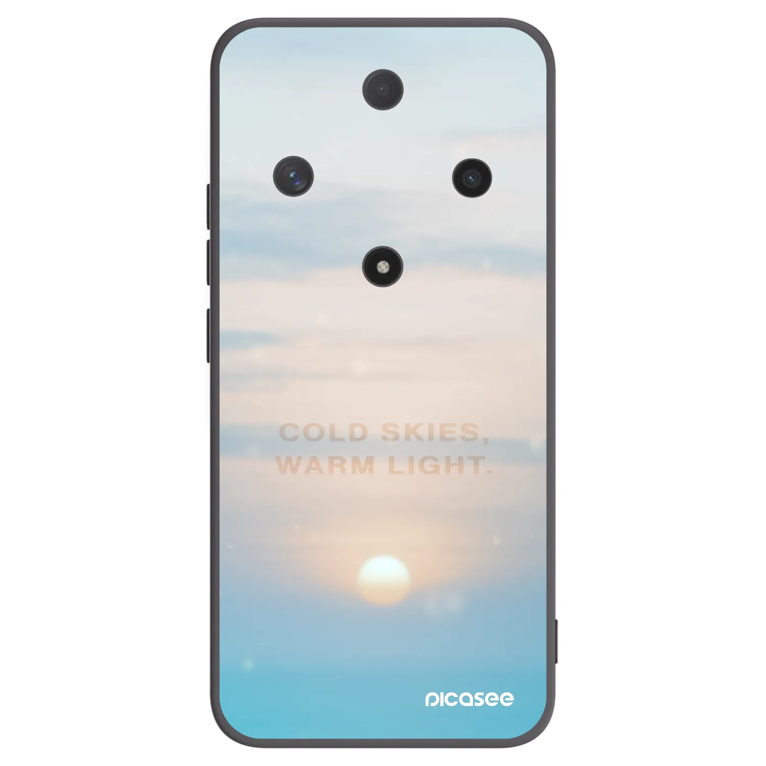 Picasee Honor Magic6 Lite 5G Hülle - Schwarzes Silikon - COLD SKIES