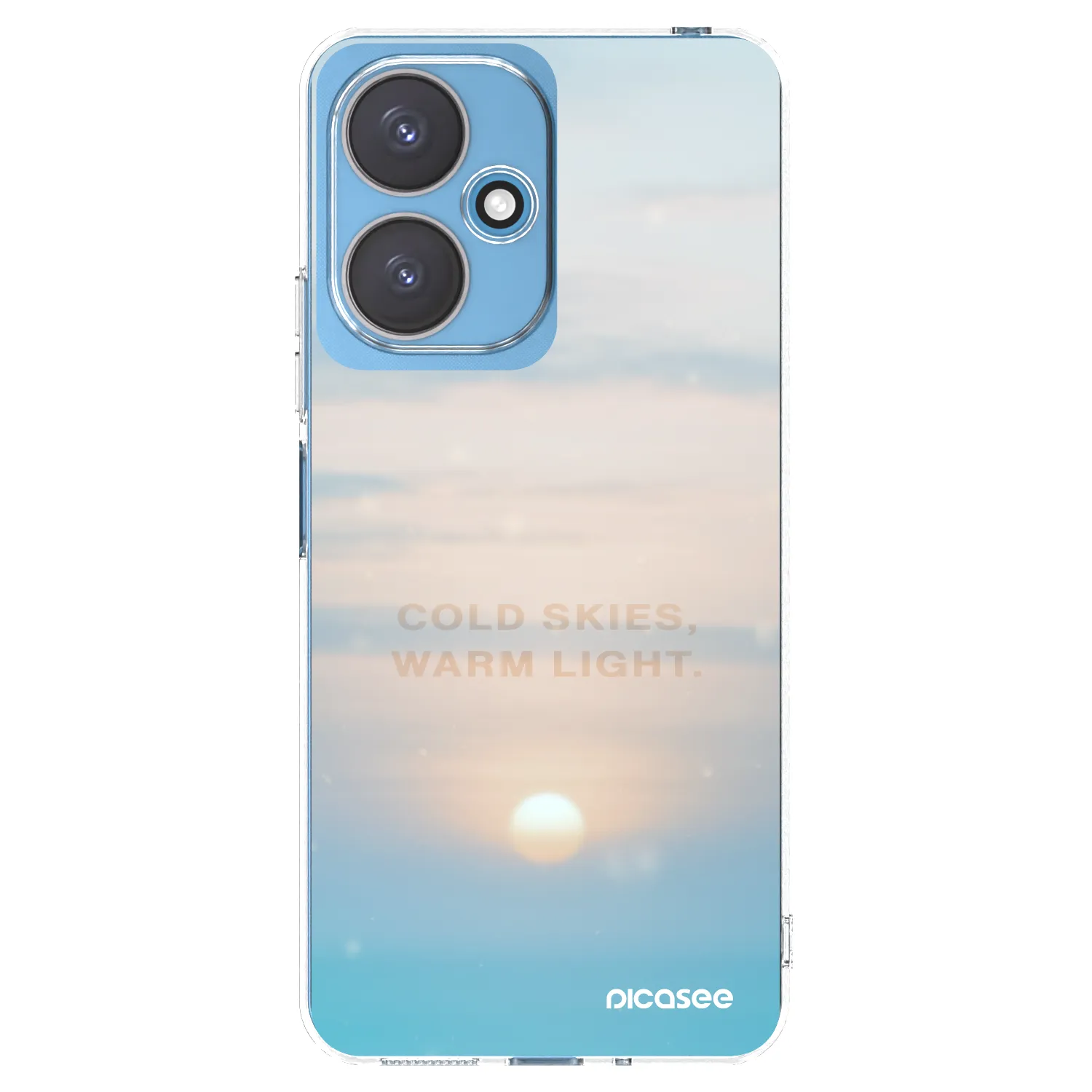 Picasee Xiaomi Redmi 13C 5G Hülle - Transparentes Silikon - COLD SKIES