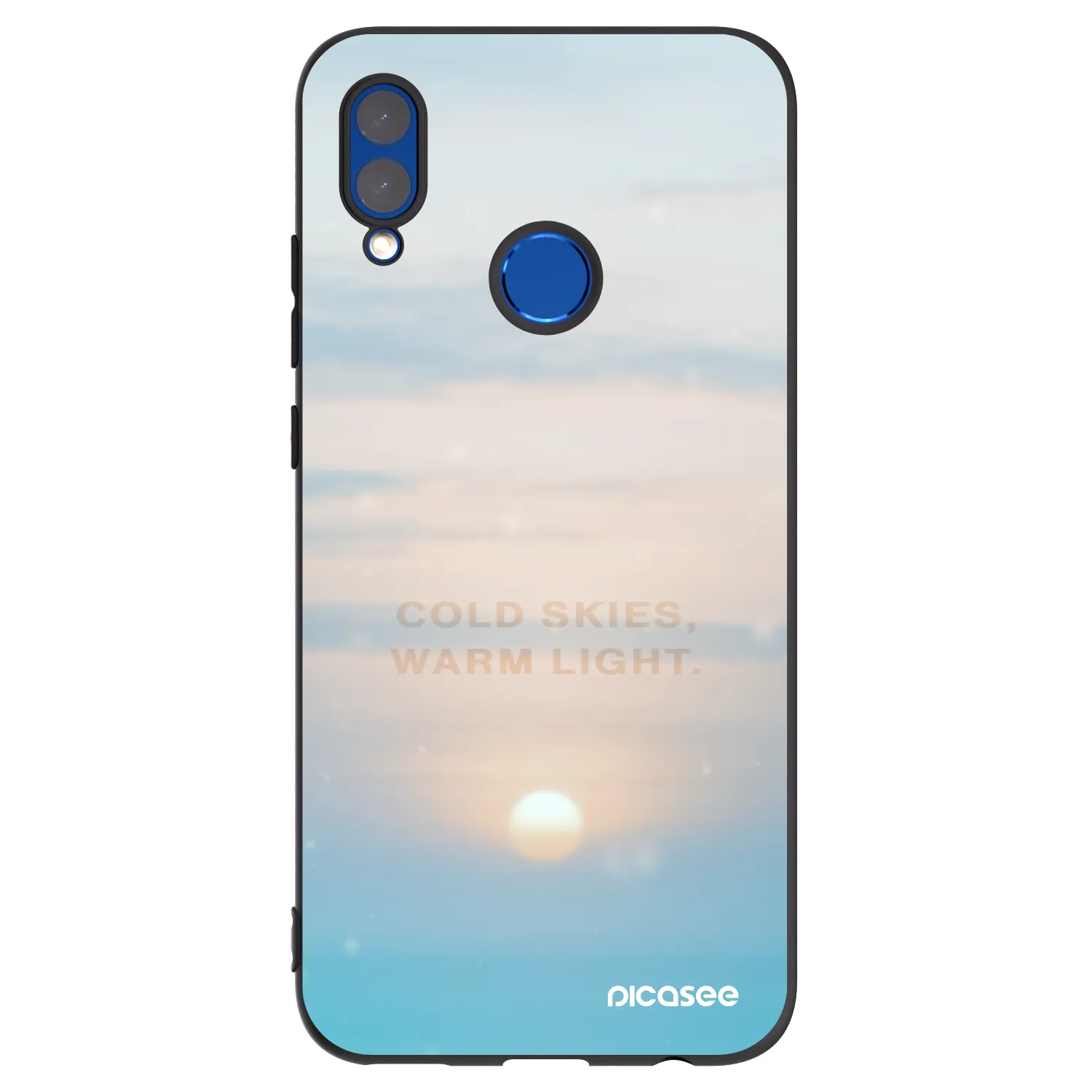 Picasee Huawei P Smart 2019 Hülle - Schwarzes Silikon - COLD SKIES