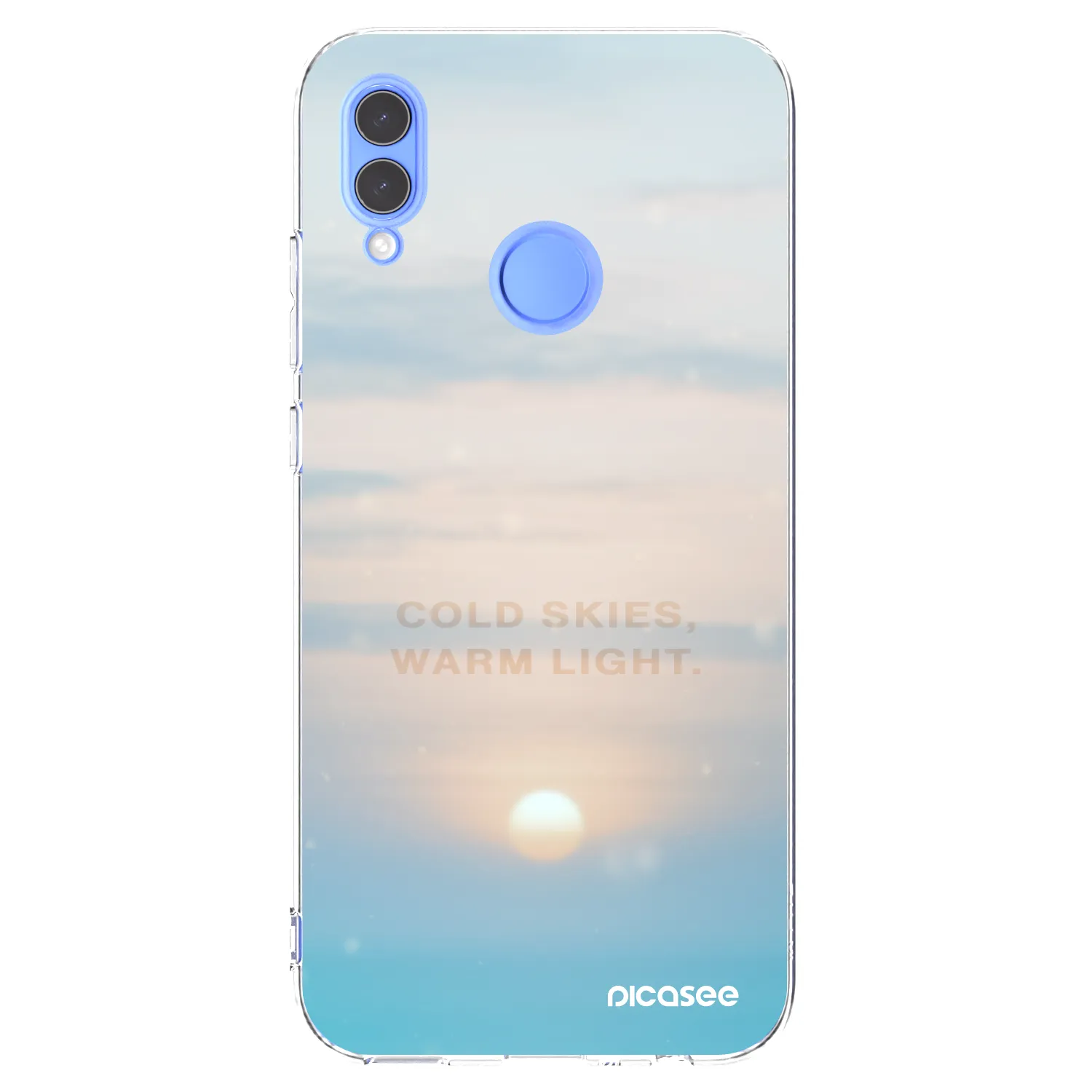 Picasee Honor 10 Lite Hülle - Transparentes Silikon - COLD SKIES