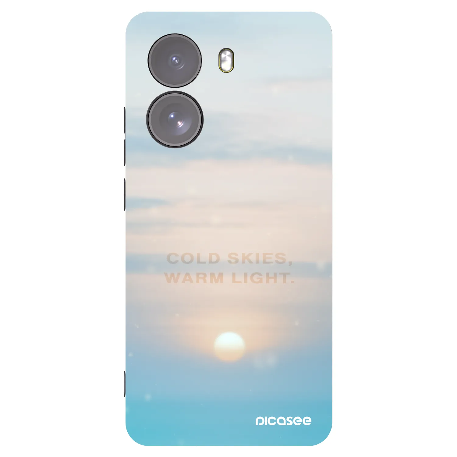Picasee Xiaomi Poco X7 Hülle - Schwarzes Silikon - COLD SKIES