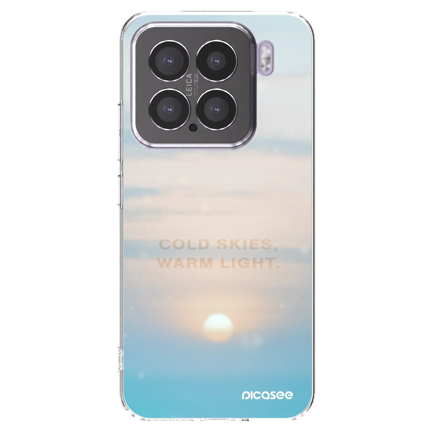 Picasee Xiaomi 15 Hülle - Transparentes Silikon - COLD SKIES