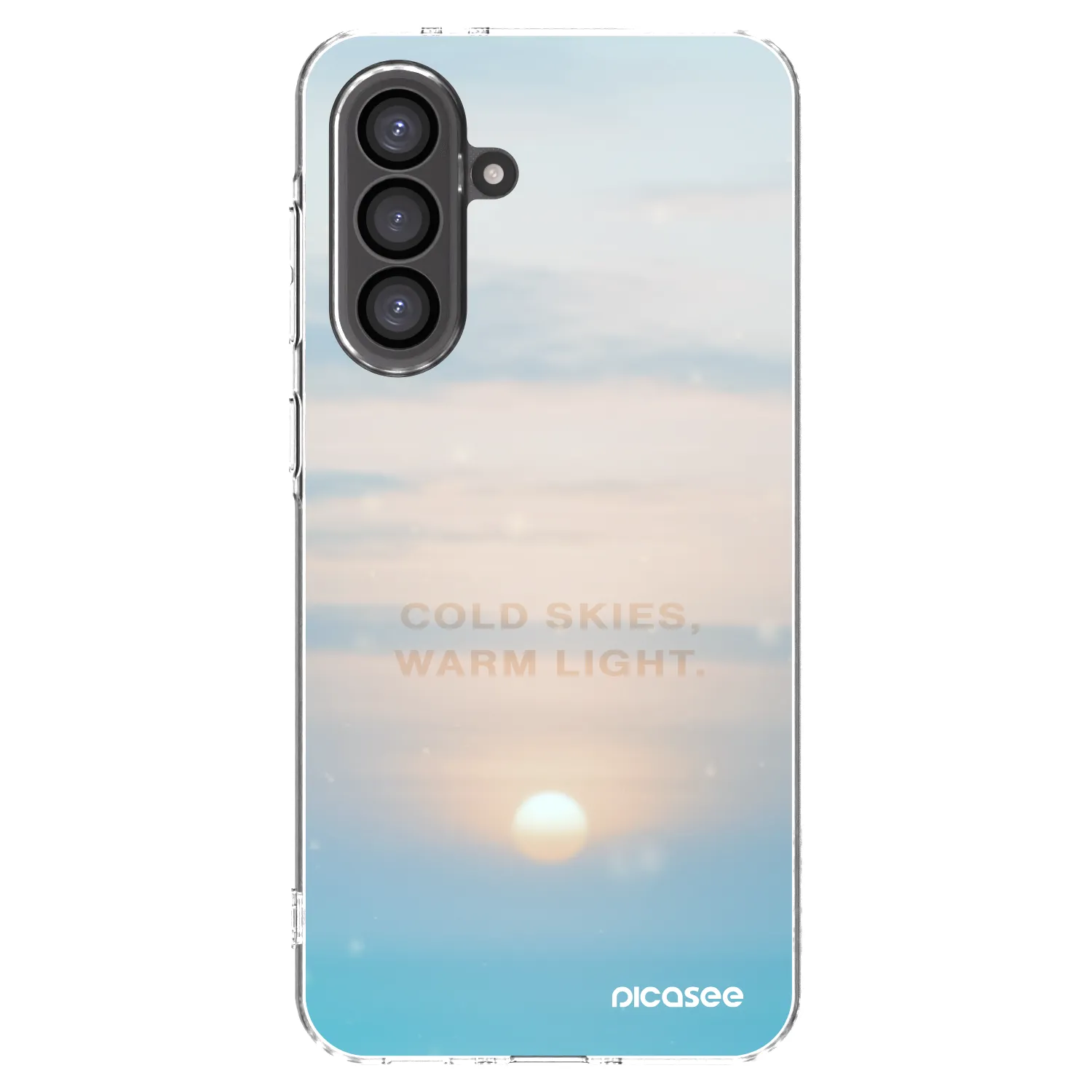 Picasee Samsung Galaxy A56 5G A566B Hülle - Transparentes Silikon - COLD SKIES