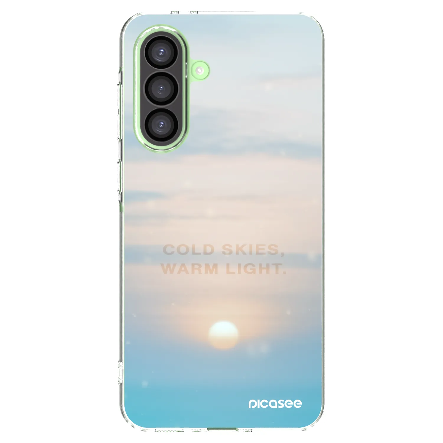 Picasee Samsung Galaxy A26 5G A266B Hülle - Transparentes Silikon - COLD SKIES
