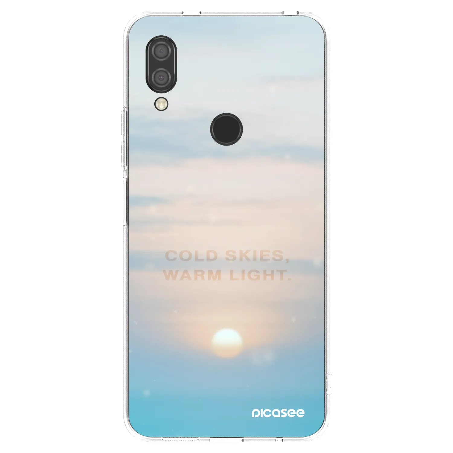 Picasee Xiaomi Redmi 7 Hülle - Transparentes Silikon - COLD SKIES