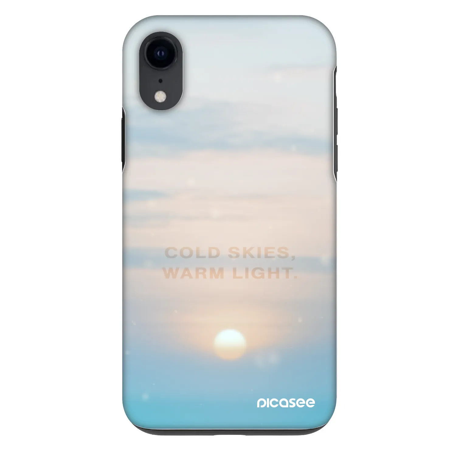 Picasee Fashion Case für Apple iPhone XR - COLD SKIES