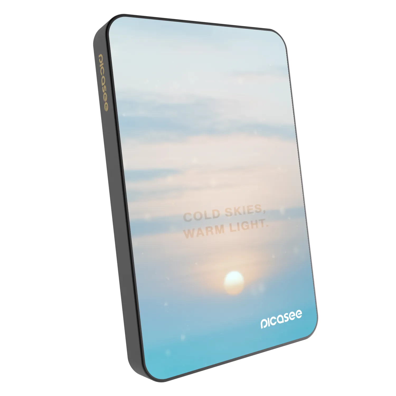 Picasee Powerbank mit MagSafe 5 000 mAh Grau - COLD SKIES