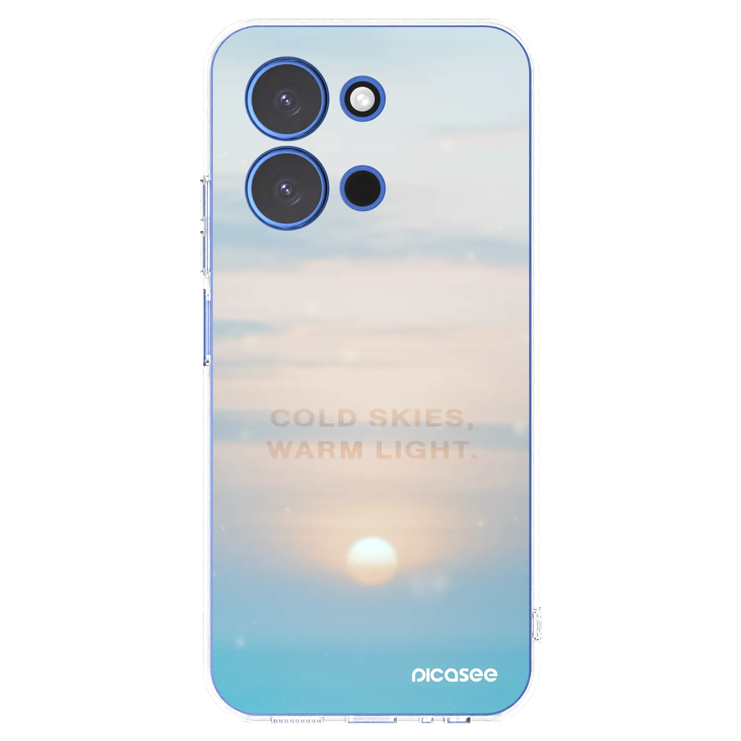 Picasee Xiaomi Redmi 15C 4G Hülle - Transparentes Silikon - COLD SKIES