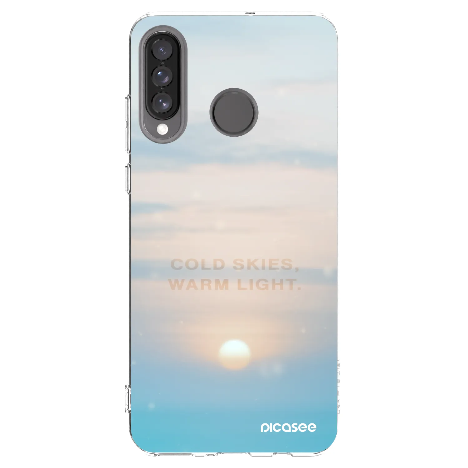 Picasee Huawei P30 Lite Hülle - Transparentes Silikon - COLD SKIES