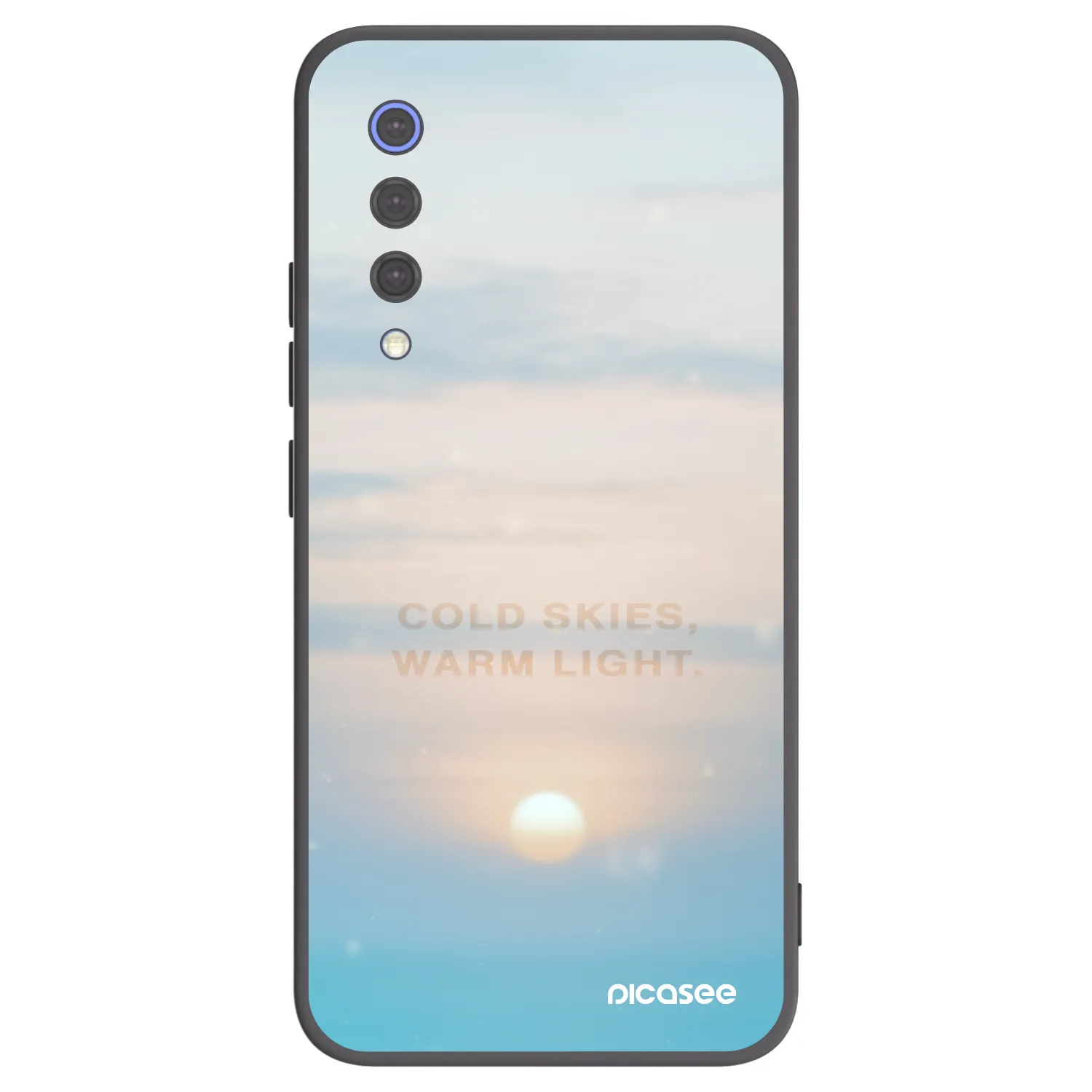 Picasee Xiaomi Mi 9 SE Hülle - Schwarzes Silikon - COLD SKIES