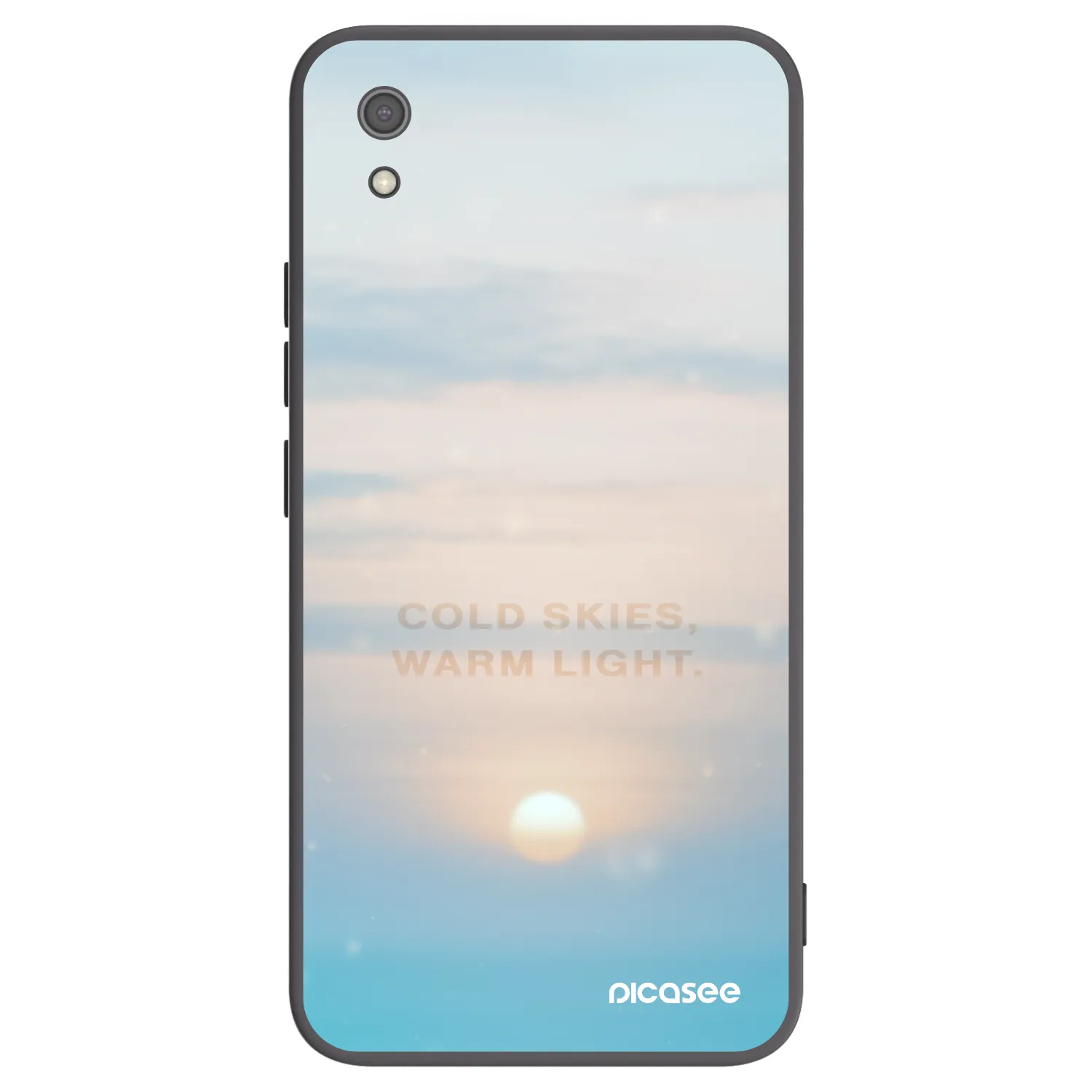 Picasee Xiaomi Redmi 7A Hülle - Schwarzes Silikon - COLD SKIES