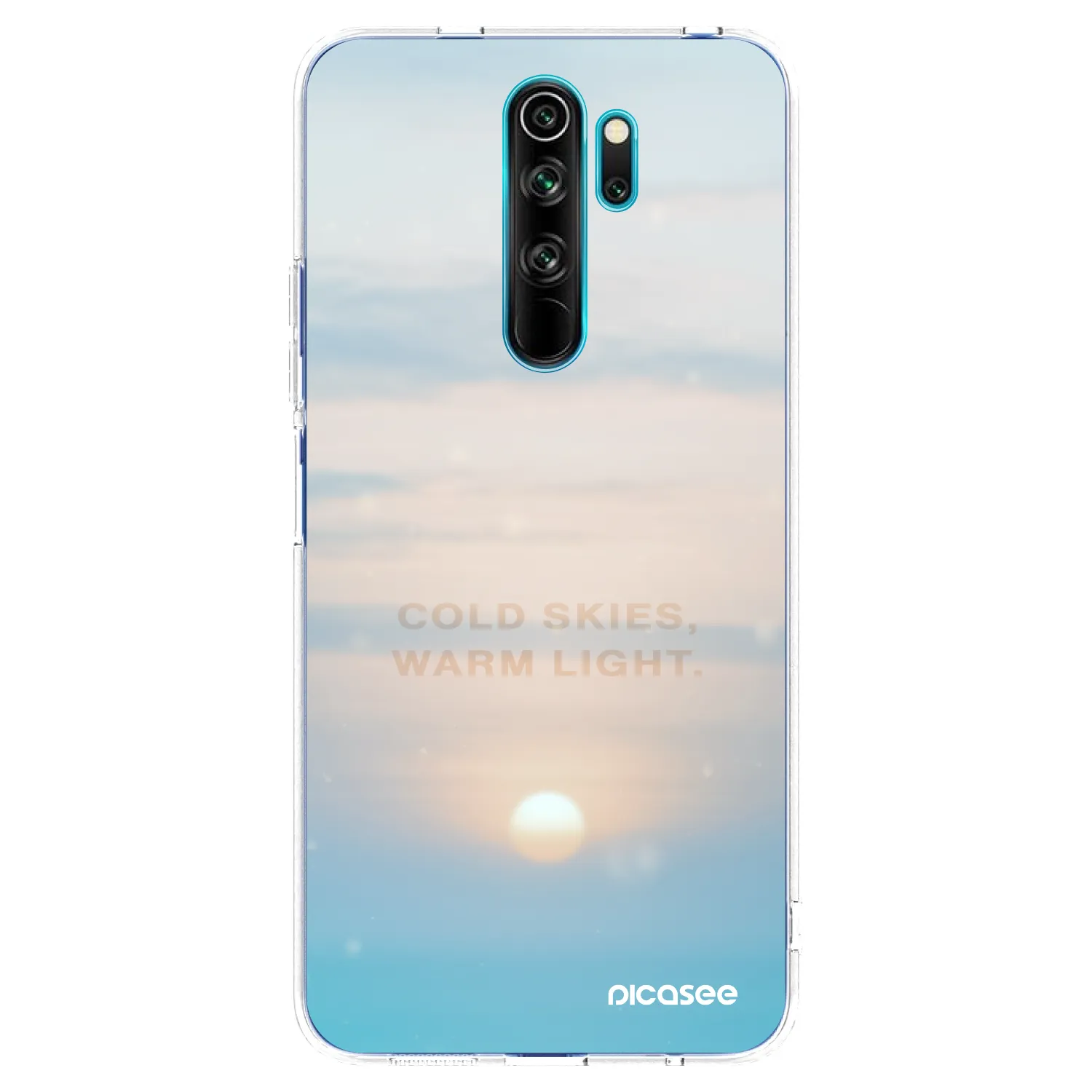 Picasee Xiaomi Redmi Note 8 Pro Hülle - Transparentes Silikon - COLD SKIES