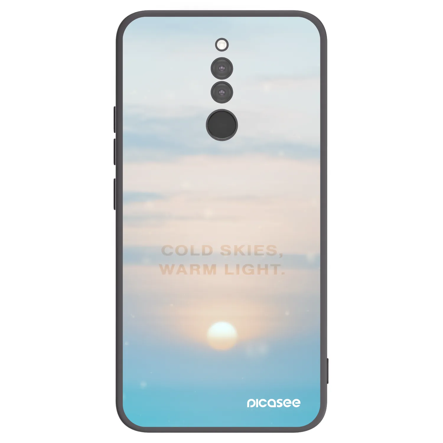 Picasee Xiaomi Redmi 8 Hülle - Schwarzes Silikon - COLD SKIES