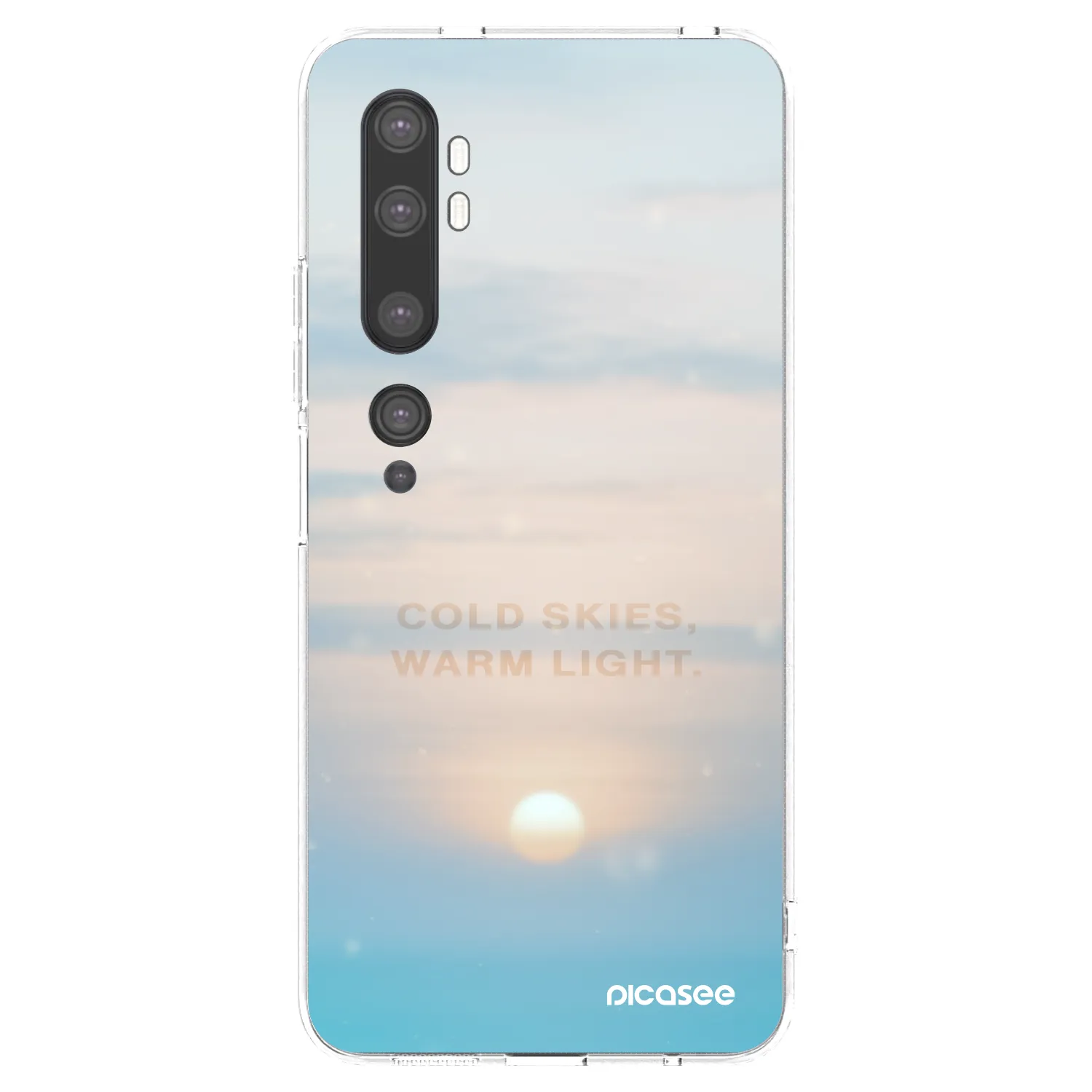 Picasee Xiaomi Mi Note 10 (Pro) Hülle - Transparentes Silikon - COLD SKIES