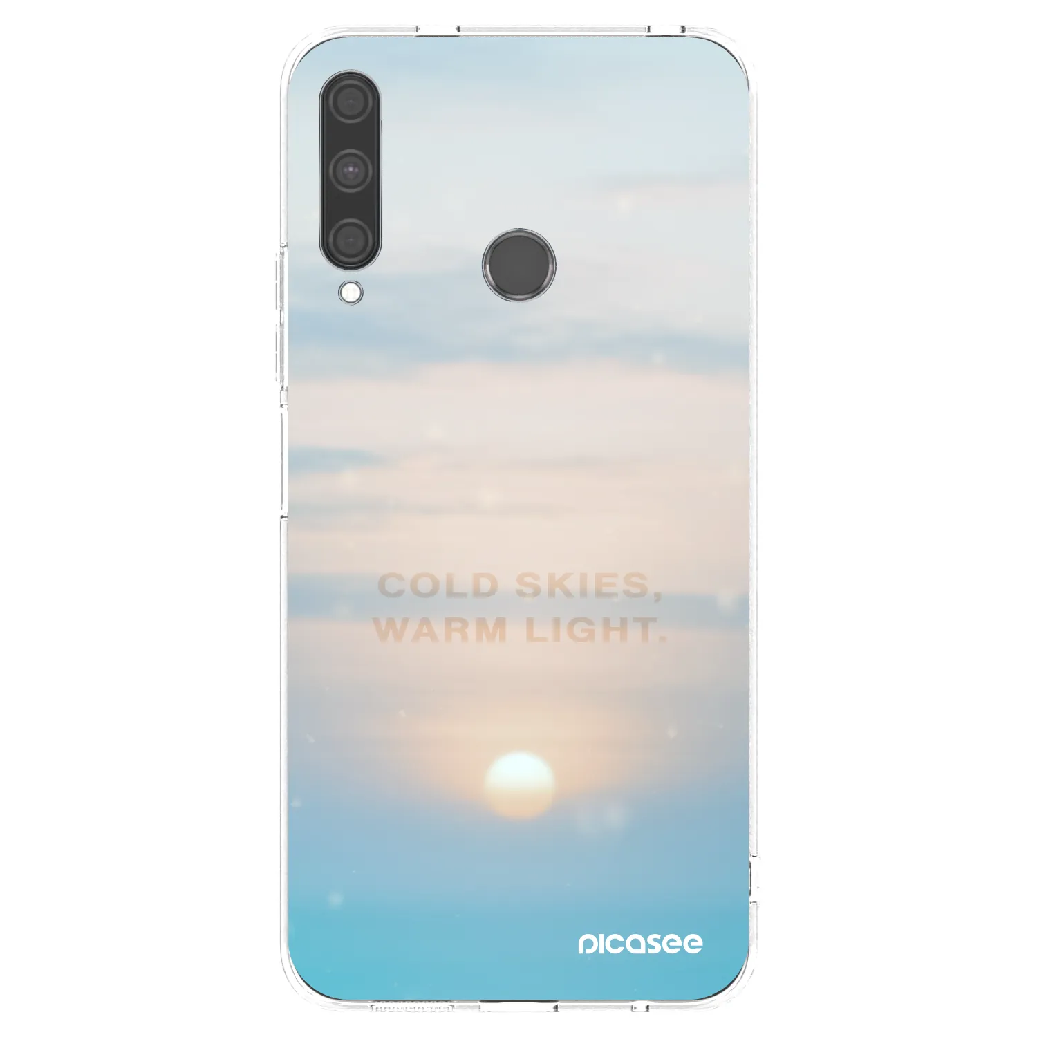Picasee Huawei P40 Lite E Hülle - Transparentes Silikon - COLD SKIES