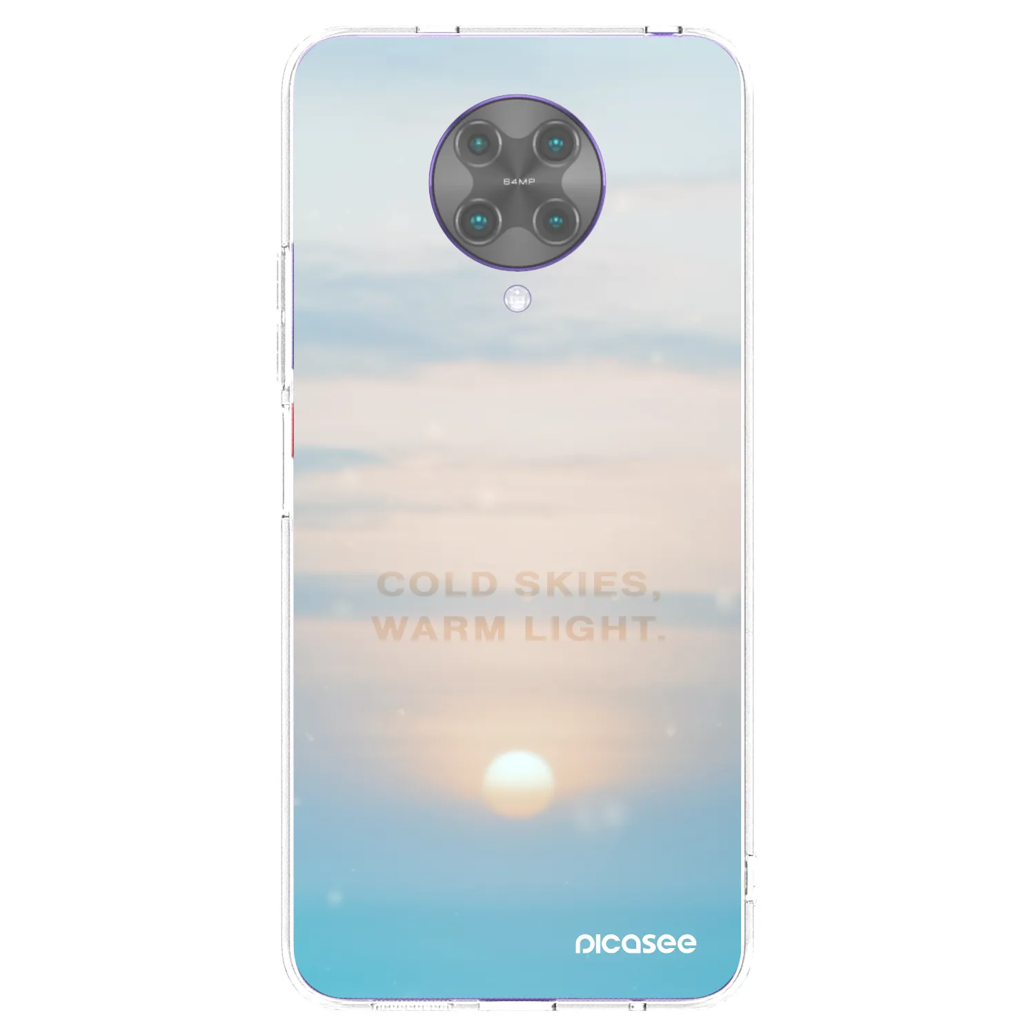 Picasee Xiaomi Poco F2 Pro Hülle - Transparentes Silikon - COLD SKIES