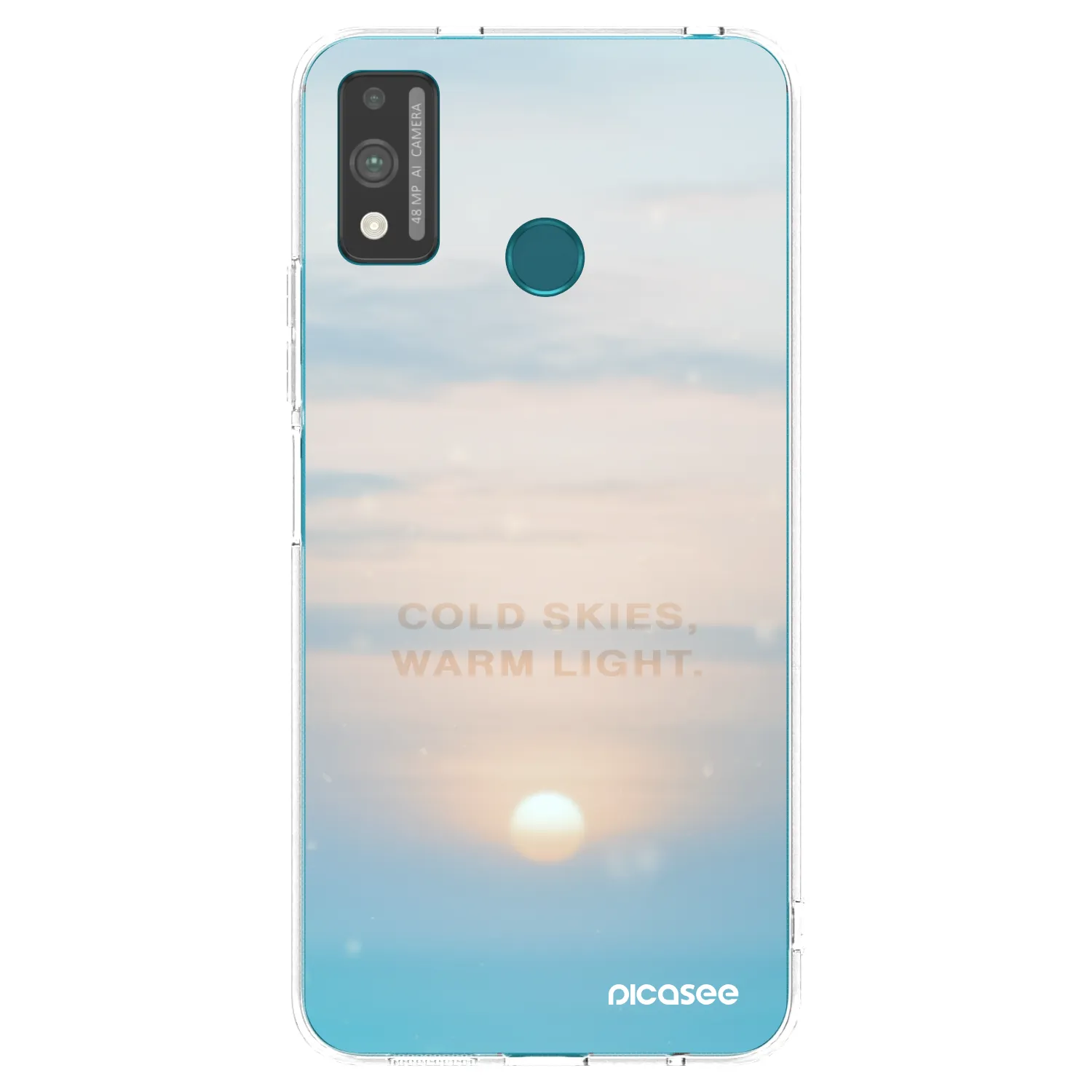 Picasee Honor 9X Lite Hülle - Transparentes Silikon - COLD SKIES
