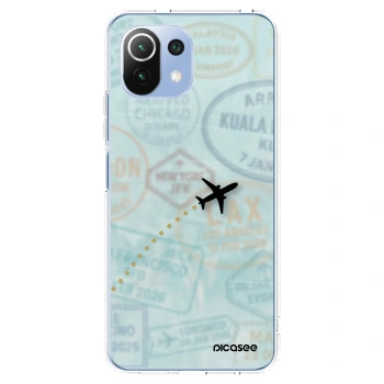 Picasee Xiaomi Mi 11 Lite Hülle - Transparentes Silikon - FLIGHT PATH
