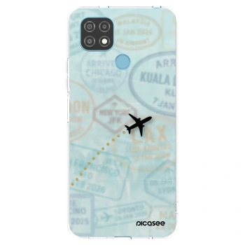 Picasee Realme C21 Hülle - Transparentes Silikon - FLIGHT PATH