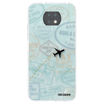 Picasee Xiaomi Redmi Note 9T Hülle - Transparentes Silikon - FLIGHT PATH