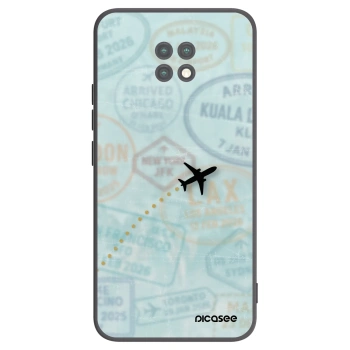 Picasee Xiaomi Redmi Note 9T Hülle - Schwarzes Silikon - FLIGHT PATH