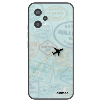 Picasee Realme 9 Pro 5G Hülle - Schwarzes Silikon - FLIGHT PATH