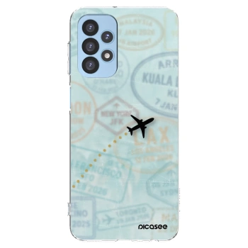 Picasee Samsung Galaxy A23 A235F 4G Hülle - Transparentes Silikon - FLIGHT PATH