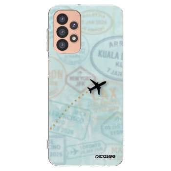Picasee Samsung Galaxy A23 A236B 5G Hülle - Transparentes Silikon - FLIGHT PATH