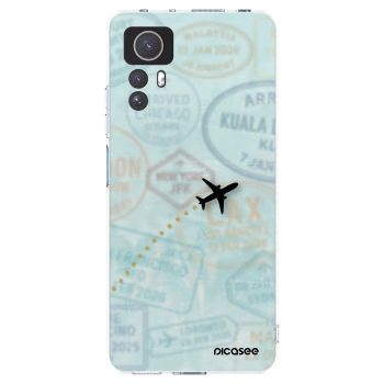 Picasee Xiaomi Redmi Note 12S Hülle - Transparentes Silikon - FLIGHT PATH